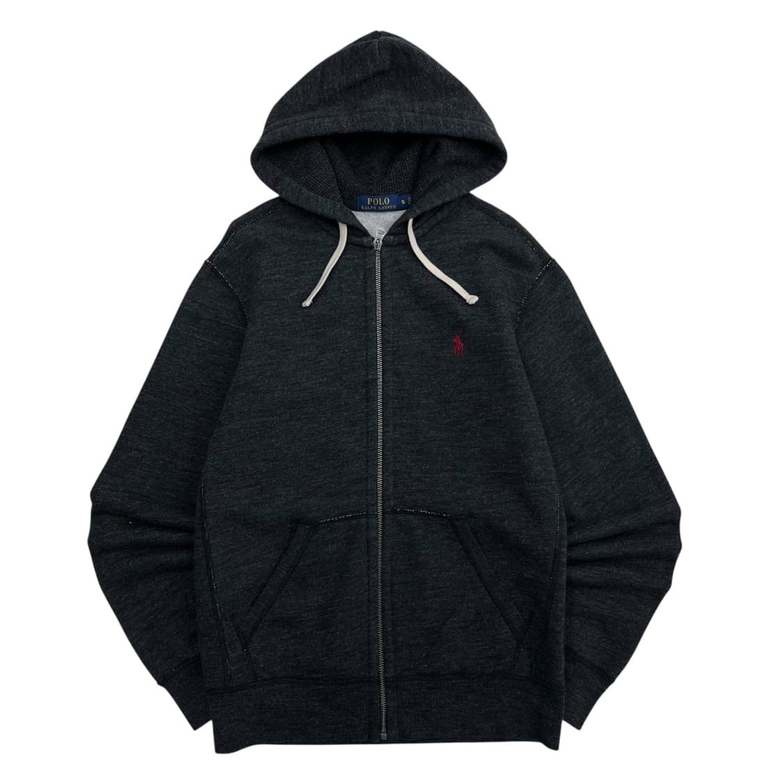 폴로 랄프로렌 레드포니 차콜 후드집업 S 상품이미지2