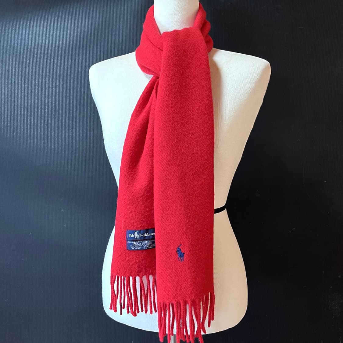 폴로 랄프로렌 스코틀랜드 램스울 머플러  상품이미지1