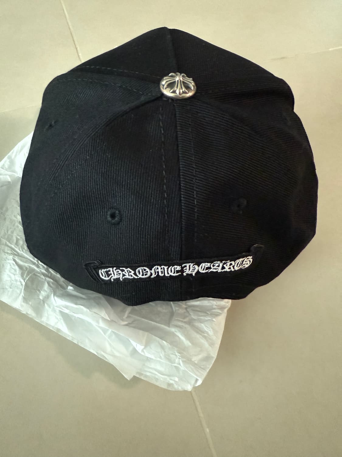 [OS] 크롬하츠 크로스 베이스볼 캡 모자 블랙 상품이미지2