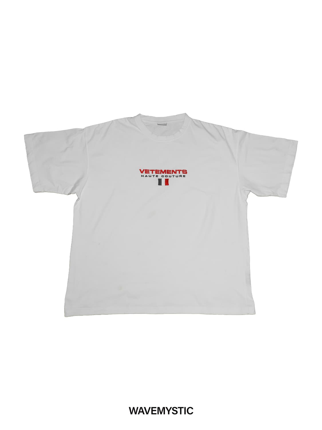 [정품]베트멍 꾸띄르 화이트 반티셔츠 상품이미지1