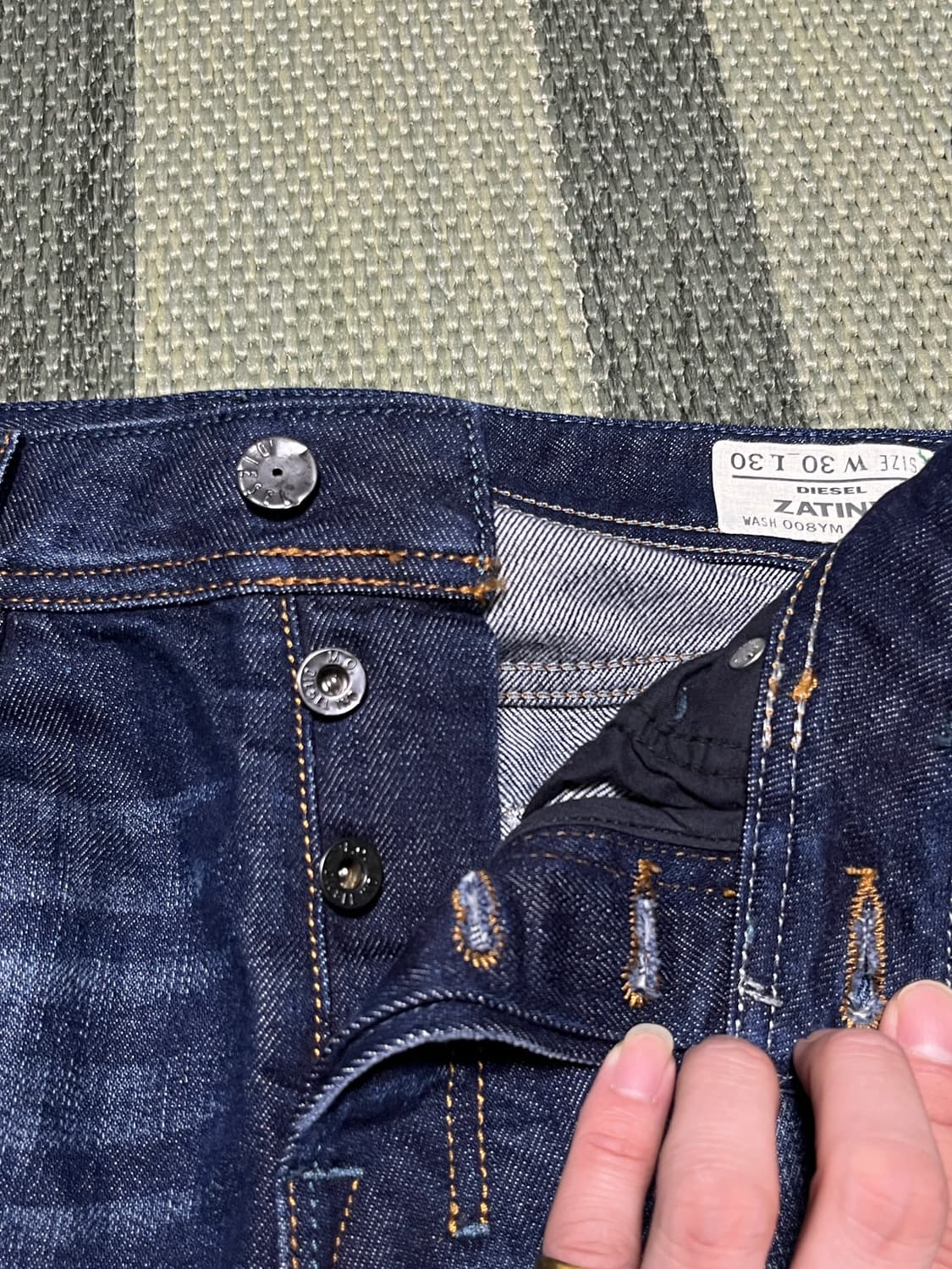 디젤 자티니 플레어진 부츠컷 데님팬츠 30 상품이미지8