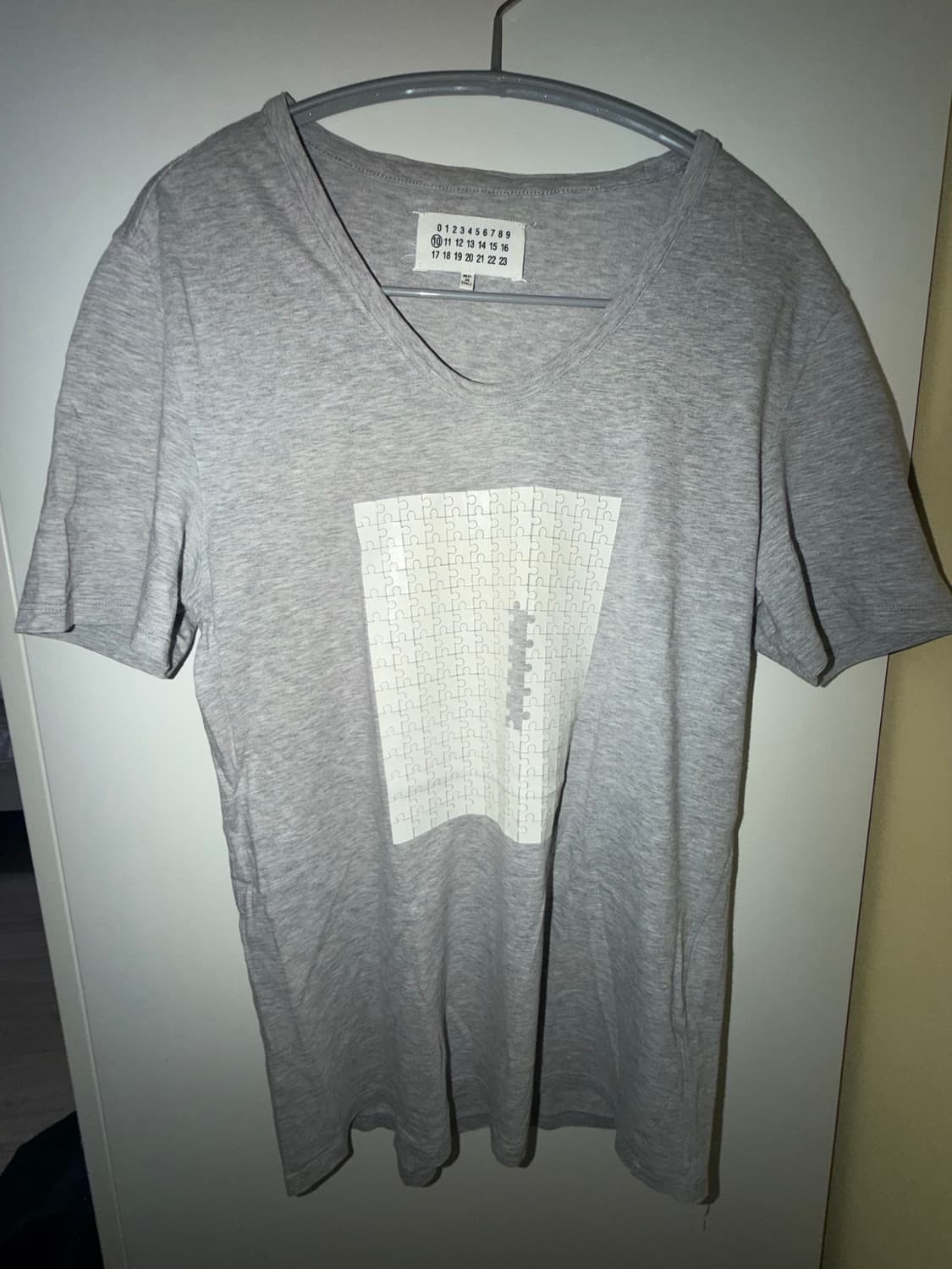 Maison Margiela 마틴 마르지엘라 퍼즐 그래픽 프린팅 반팔 티 상품이미지1