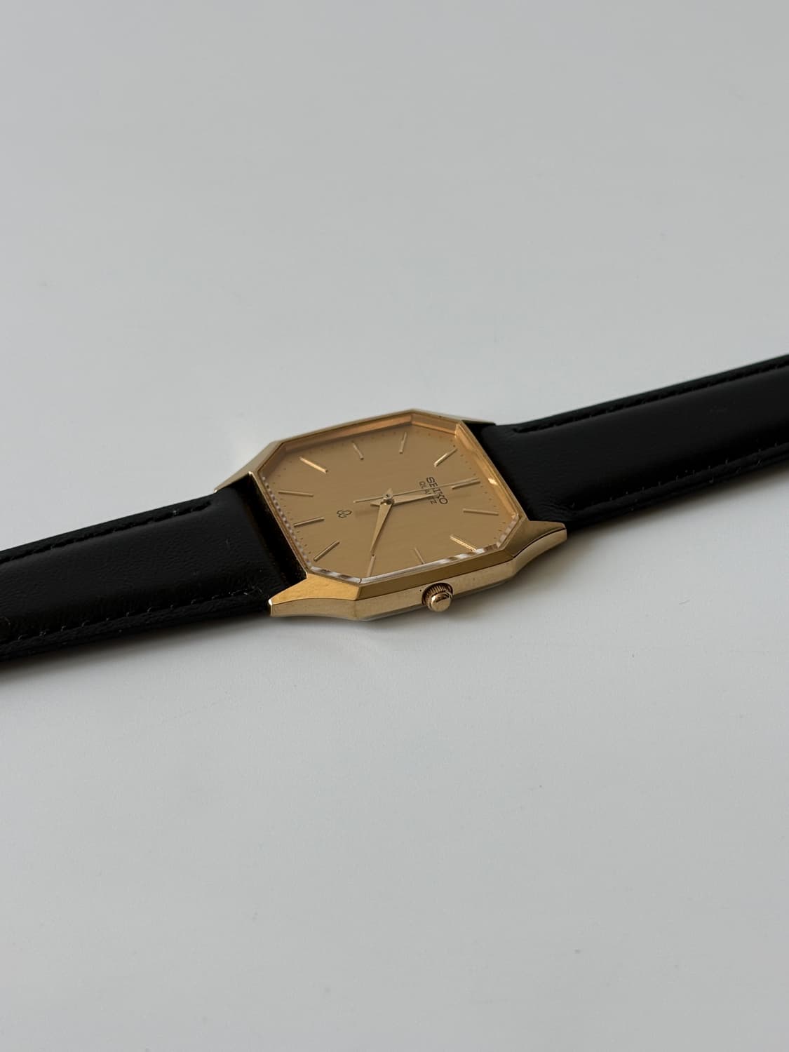 세이코 1980년대 Chariot 골드 탱크 쿼츠 남성 상품이미지3