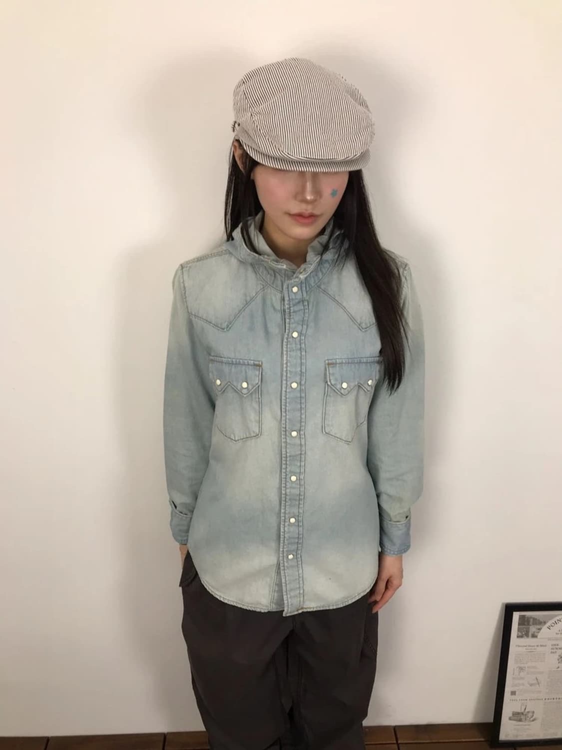 STOOGE & CO Denim Western Shirt 상품이미지2