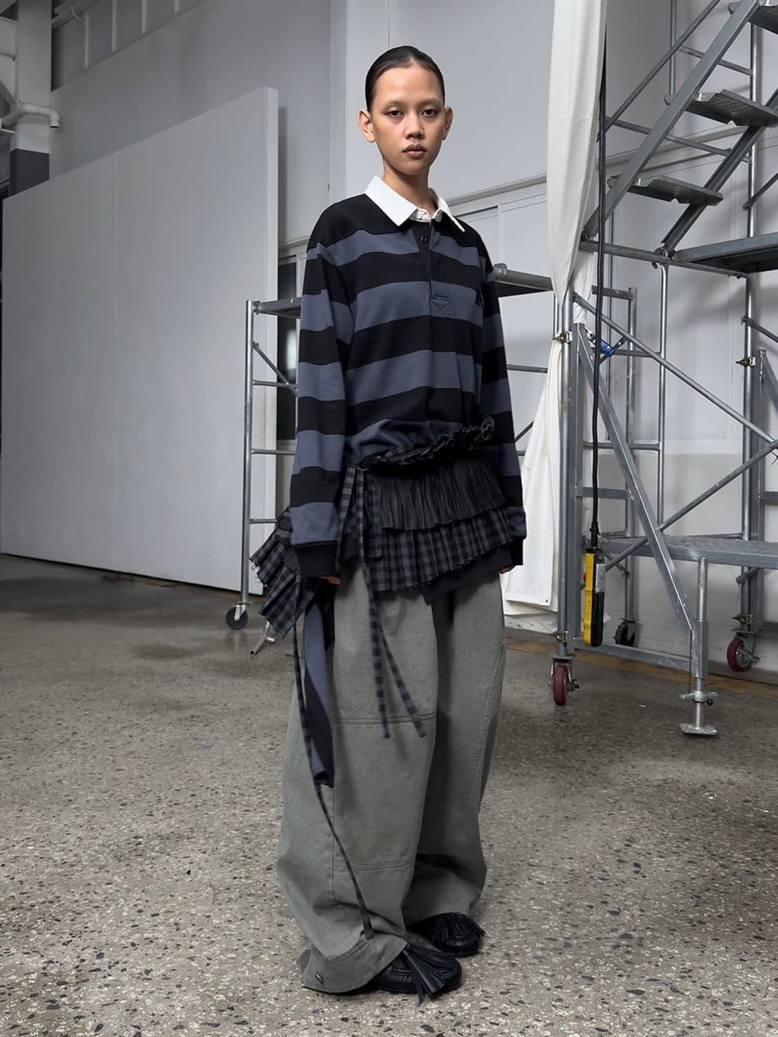 체크 스커트 상품이미지2