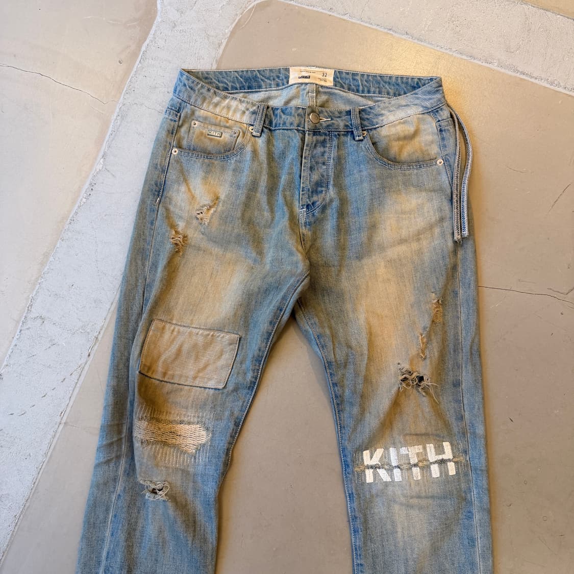 키스 바릭 데님 팬츠 상품이미지3