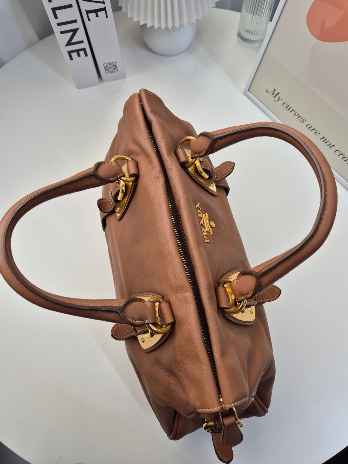 프라다 레더 토트백 상품이미지7