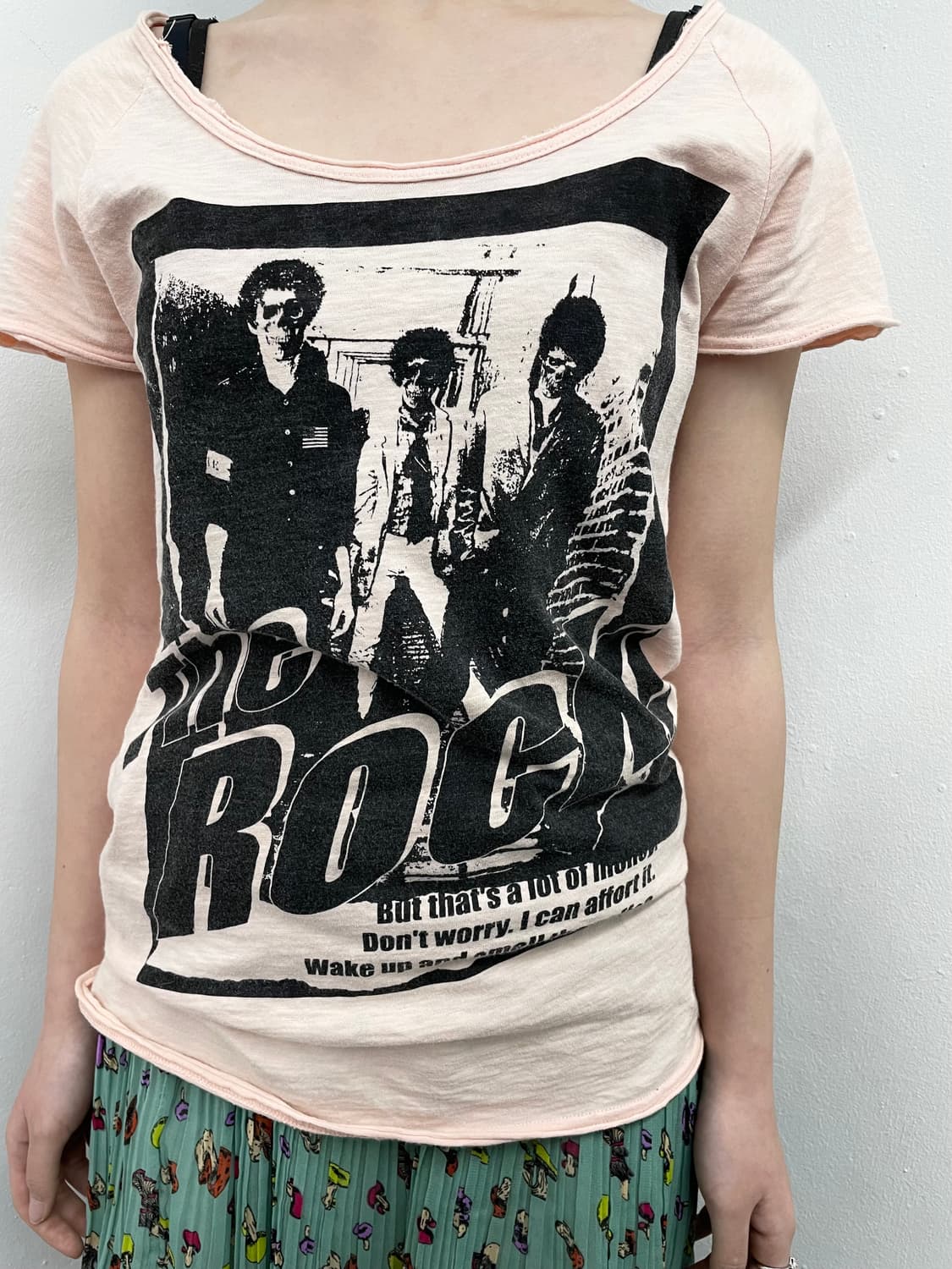 ROCK 슬래시 펑크 데미지 티셔츠 상품이미지3