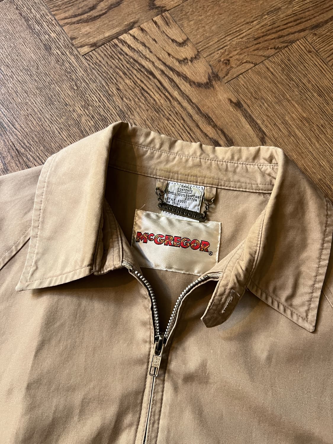 [S]90's McGREGOR 맥그리거 베이지 드리즐러 자켓 상품이미지2