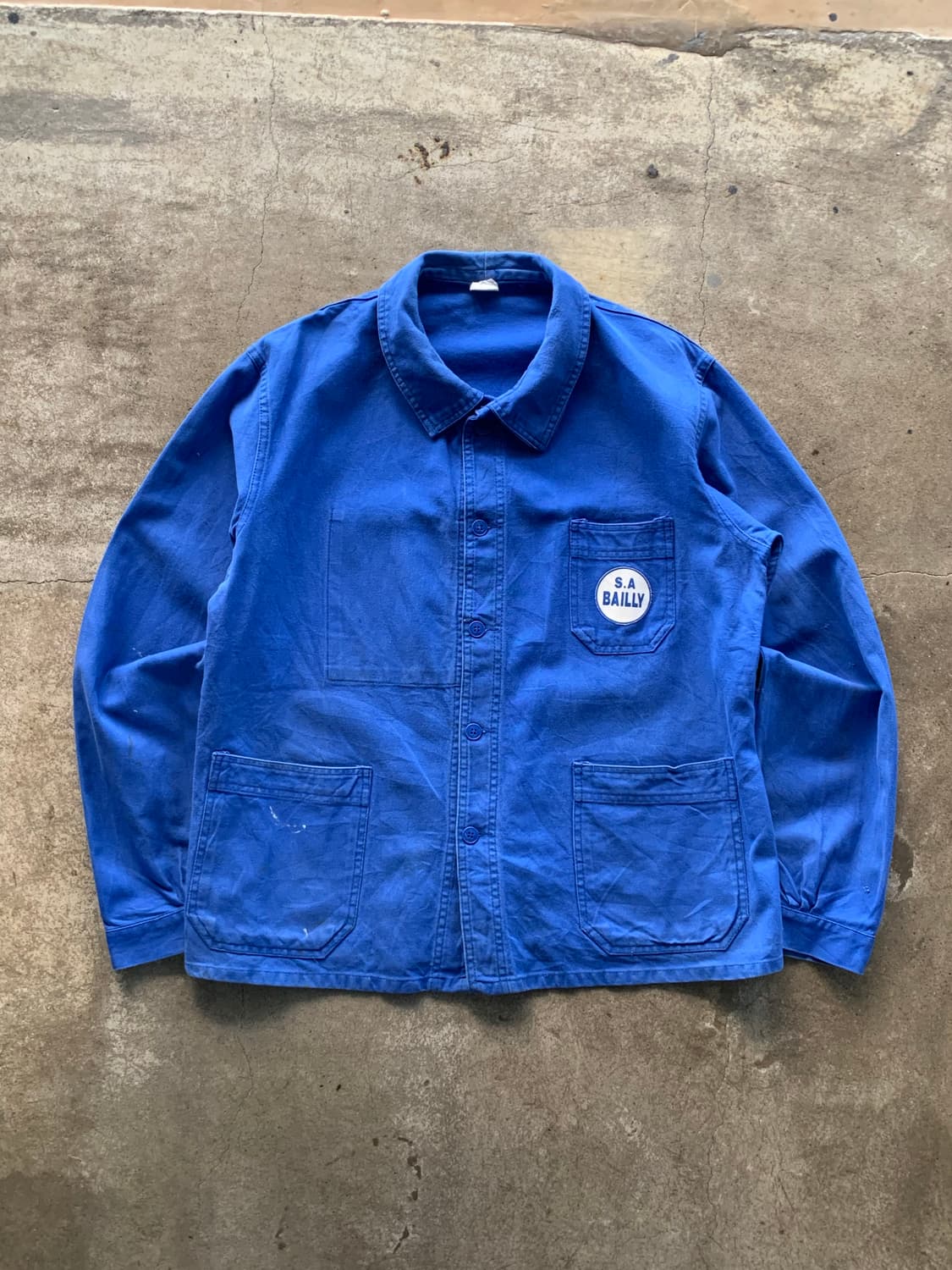 60-70s 유로피언 코튼 트윌 워크 자켓 상품이미지1