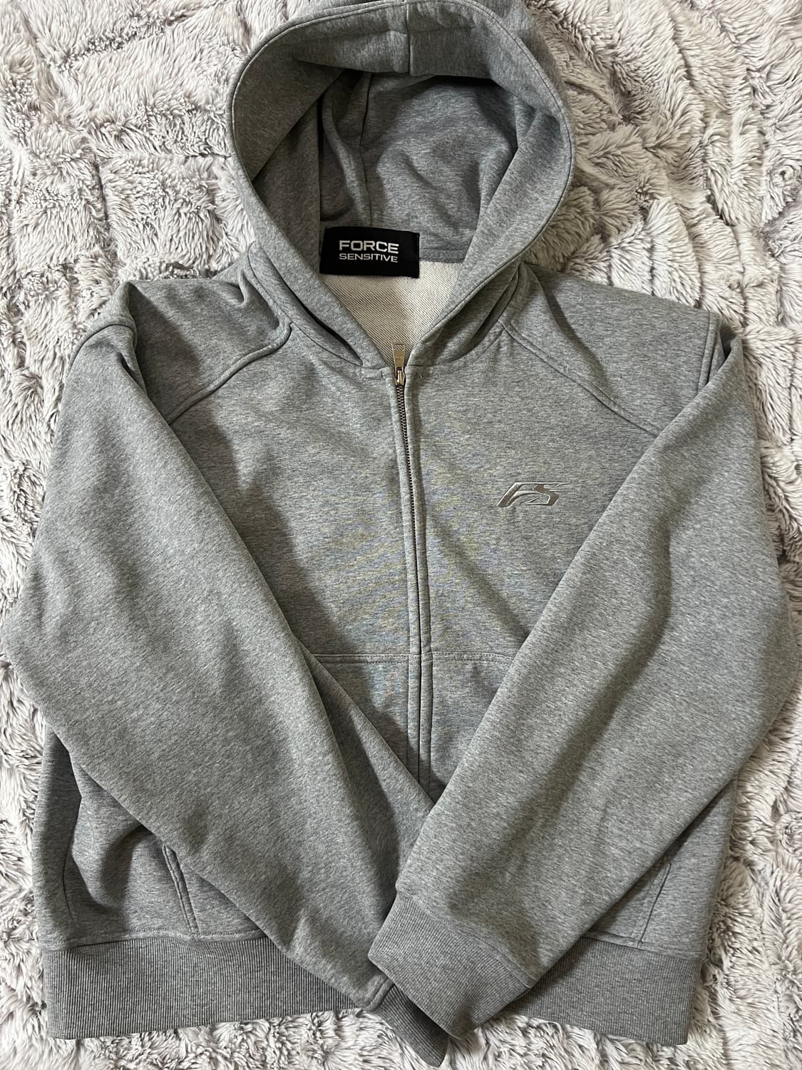 포스센스티브 후드집업 그레이 2사이즈 상품이미지1