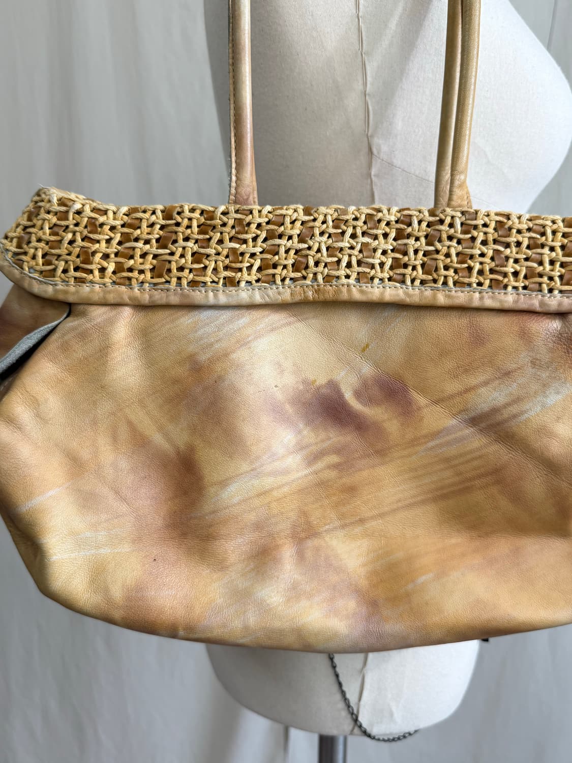 Michiamo 우븐 레더 숄더백 상품이미지5