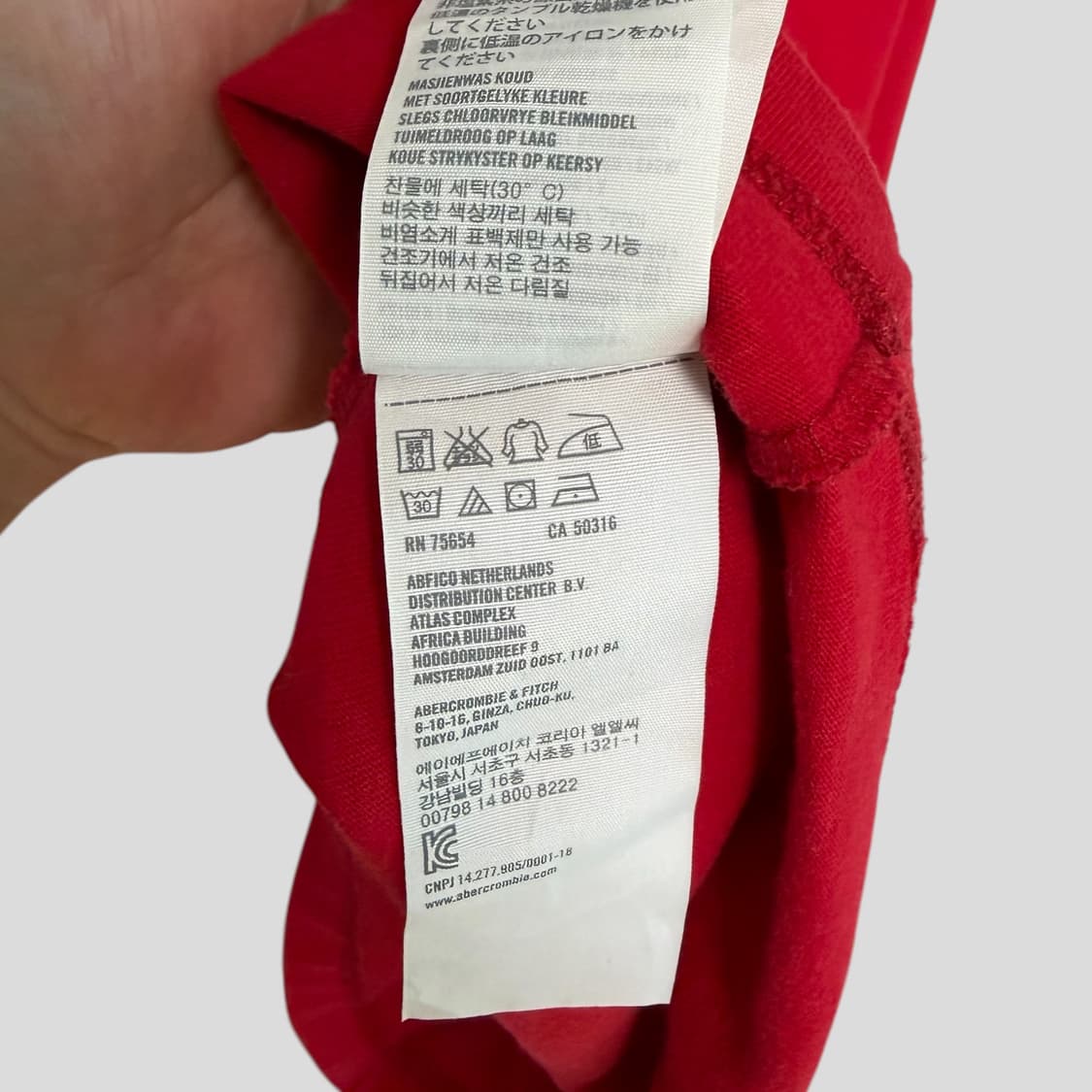 (M)아베크롬비 머슬핏 반팔티셔츠 상품이미지5