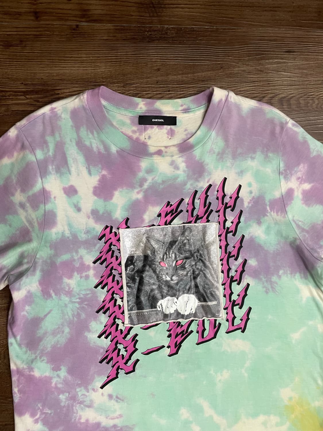 디젤 희귀 T-Daria M 타이다이 티셔츠 상품이미지3