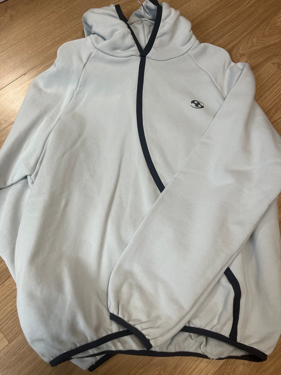 산산기어 테이프드 후디 라이트 그레이 1 상품이미지2