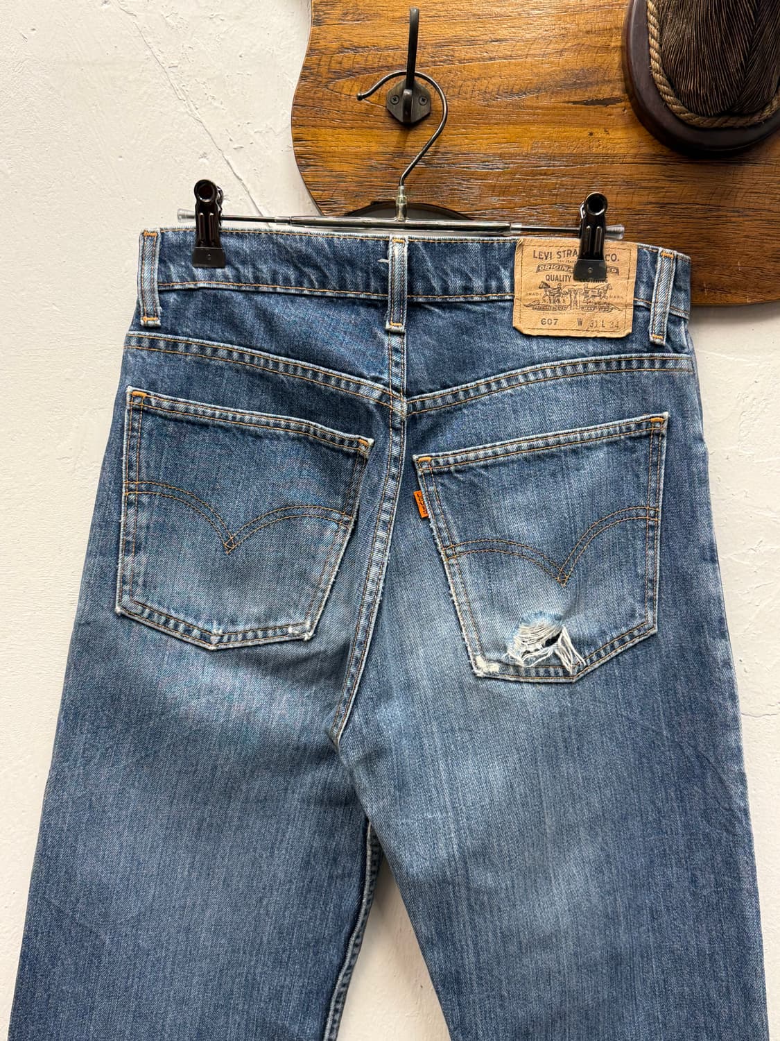 Levi's 607 Orange Tab Slim Straight Deni 상품이미지2