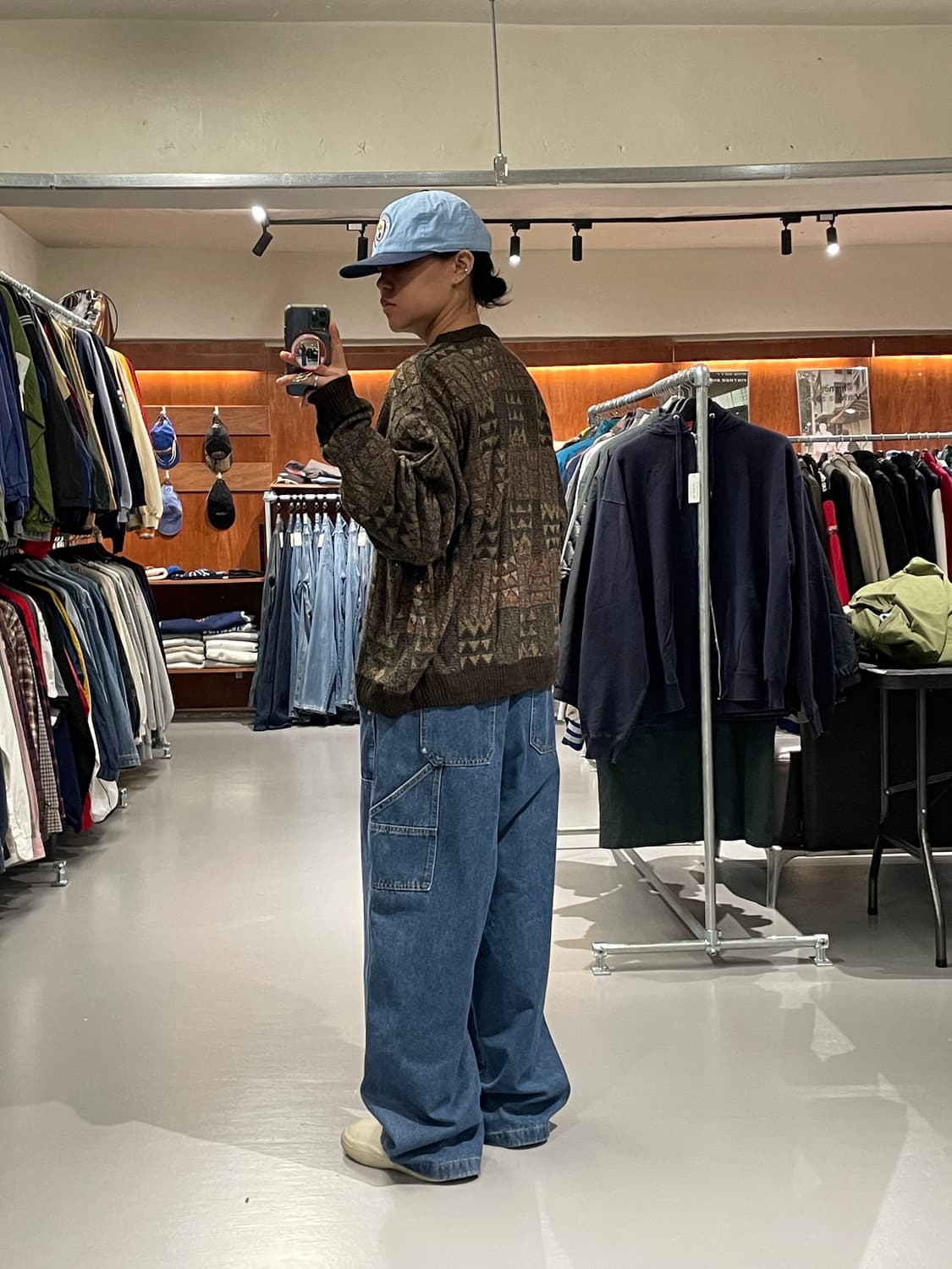 빈티지 패턴 니트   상품이미지5