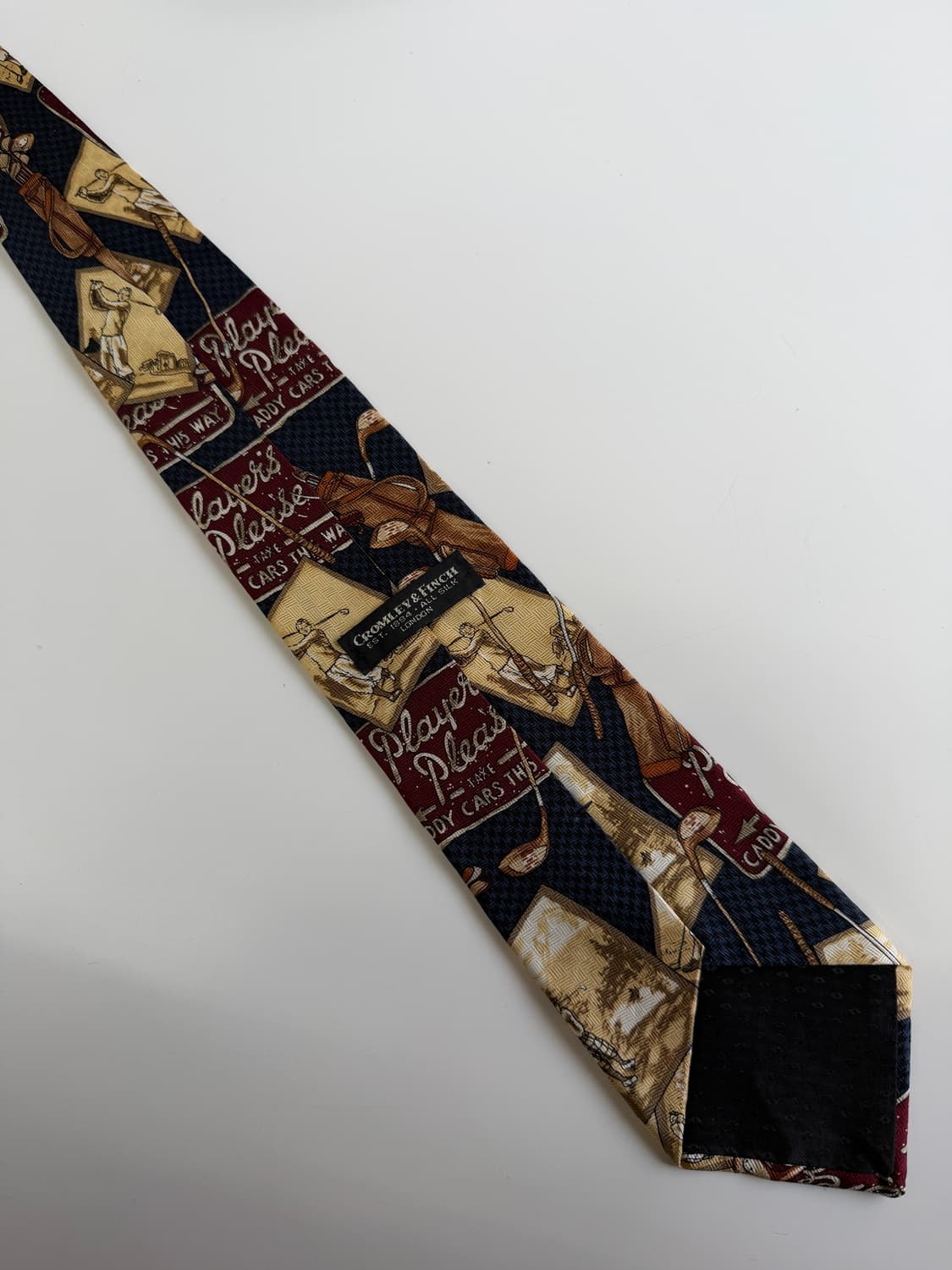 빈티지 실크 넥타이 9.3cm 상품이미지3