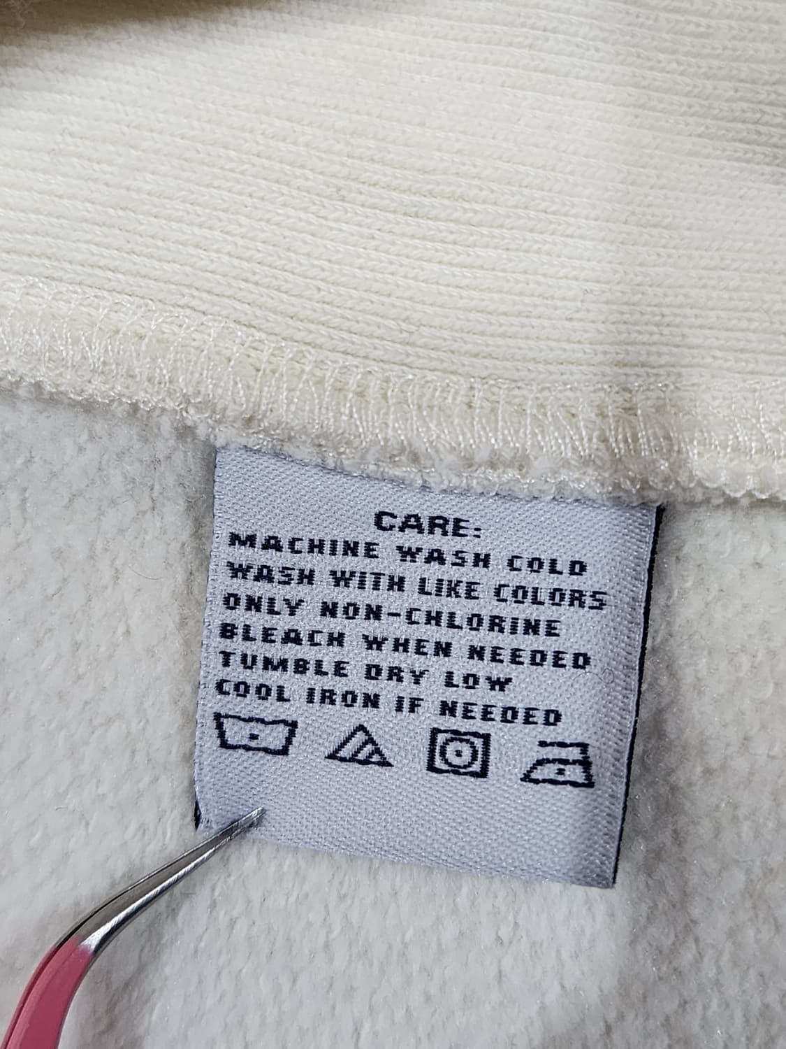 폴로 랄프로렌 스포츠 스펠아웃 후드집업 아이보리 S 상품이미지6