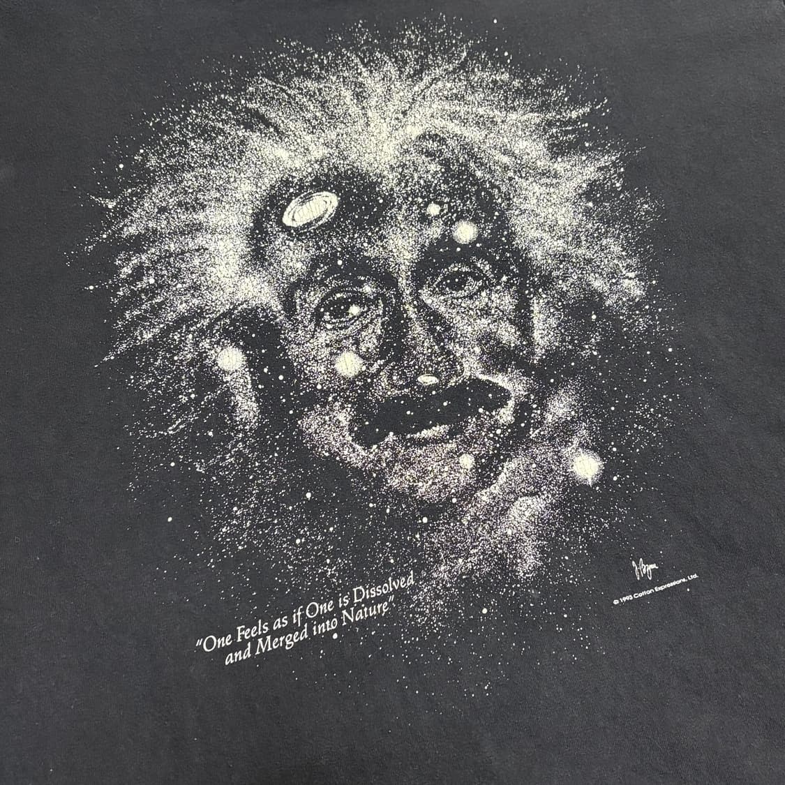 90s Einstein Glow in Dark 티셔츠 usa 상품이미지4