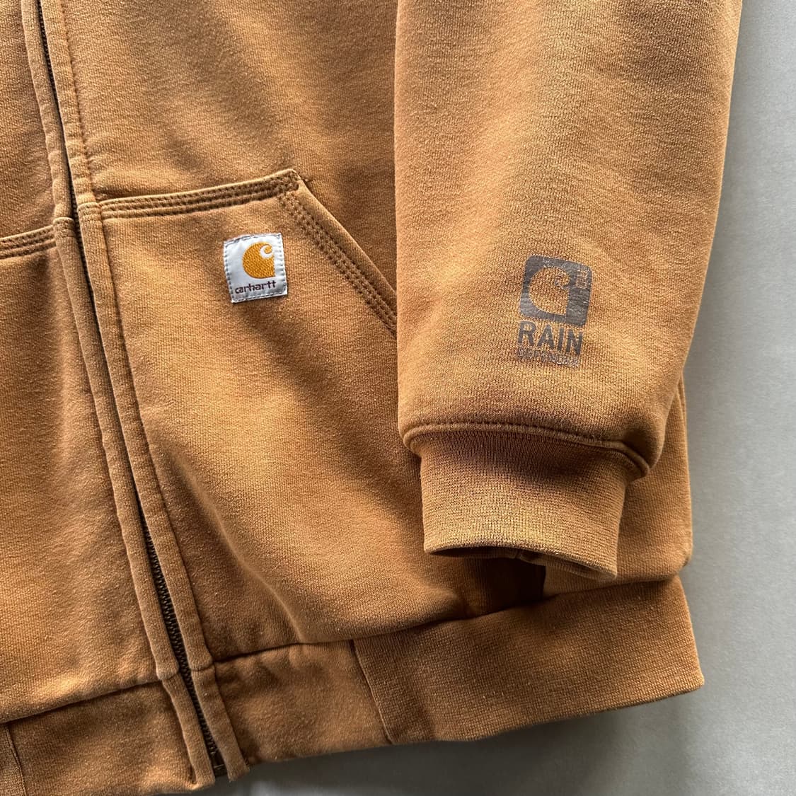 [S-M]칼하트 써멀 레인디펜더 된장 후드집업 상품이미지7