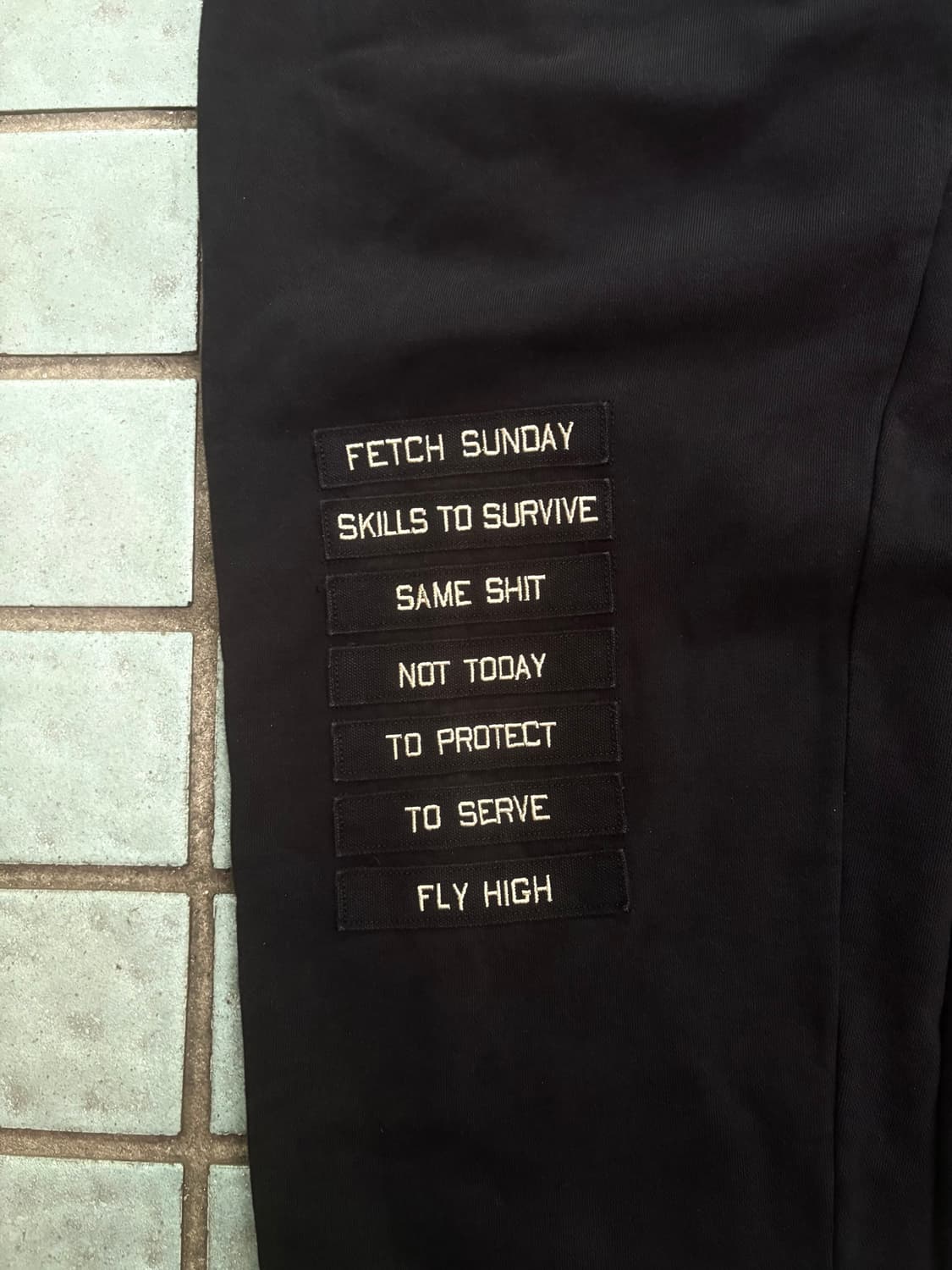 페치 fetch 와펜 로고 스웻팬츠 XL 상품이미지3