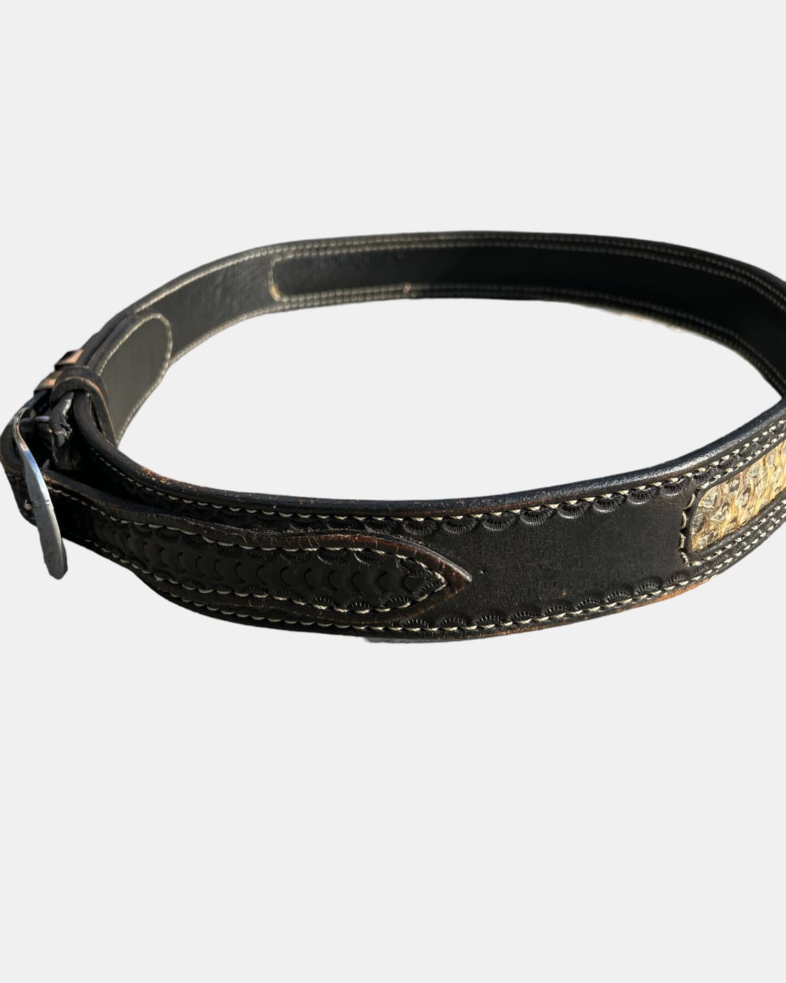vintage python western belt 상품이미지4