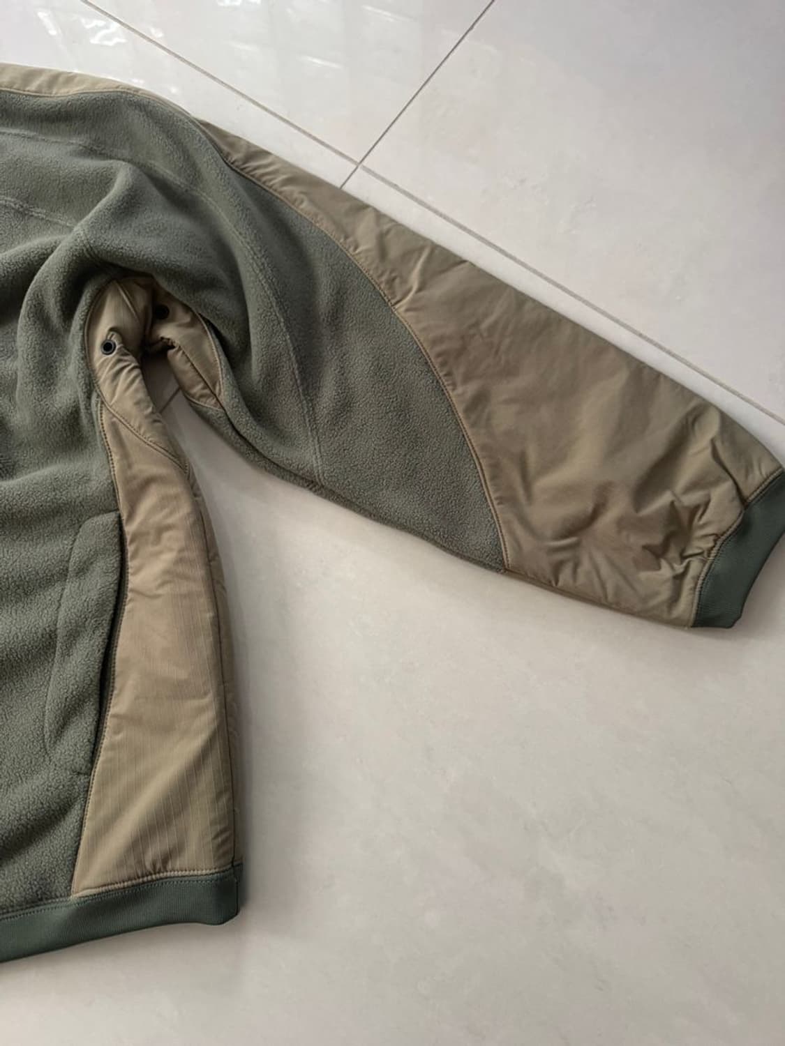 ATHLETIC HALF MIL 운동용 하프 집업 플리스 상품이미지3