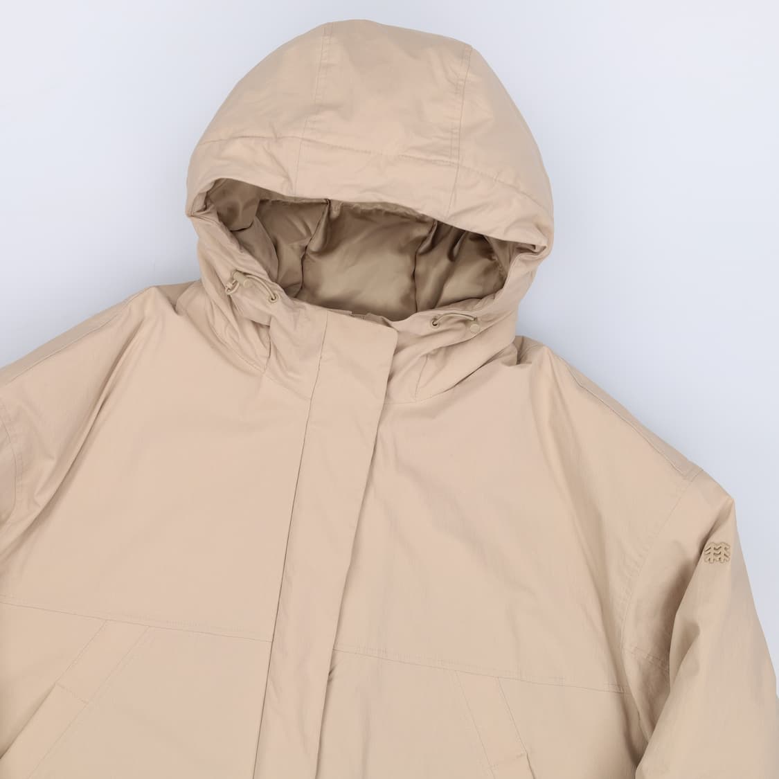 88 코오롱스포츠 25년 덕다운 숏패딩 자켓 아이보리 4155 상품이미지4