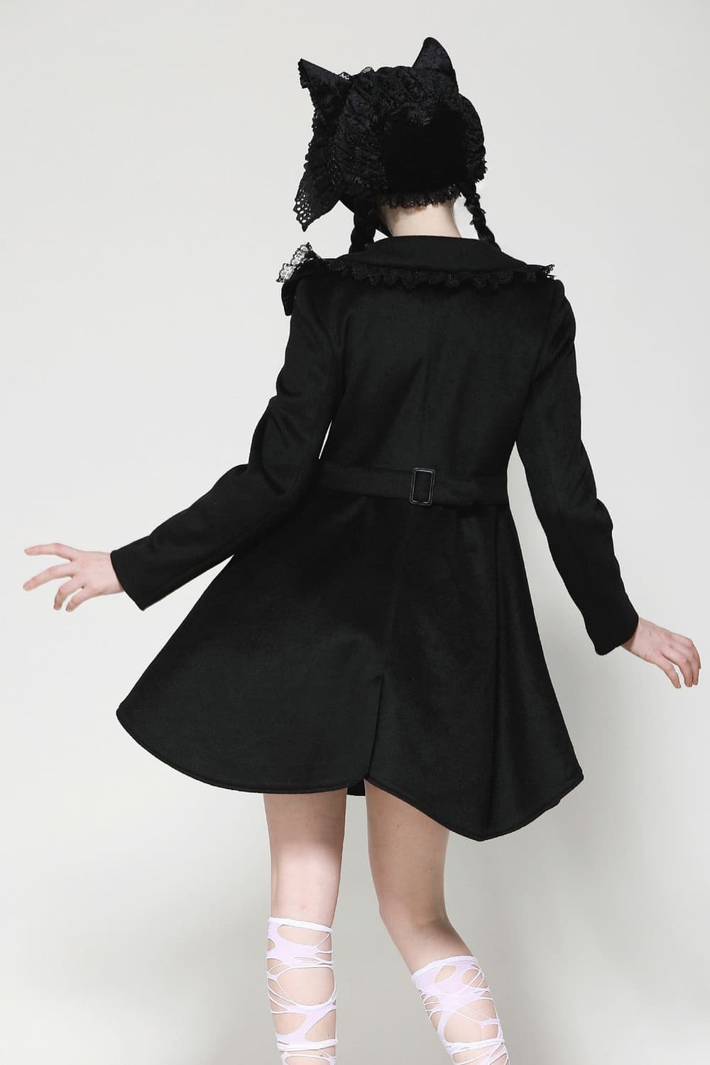 Dark In Love Velvet cat ear bonnet 상품이미지2