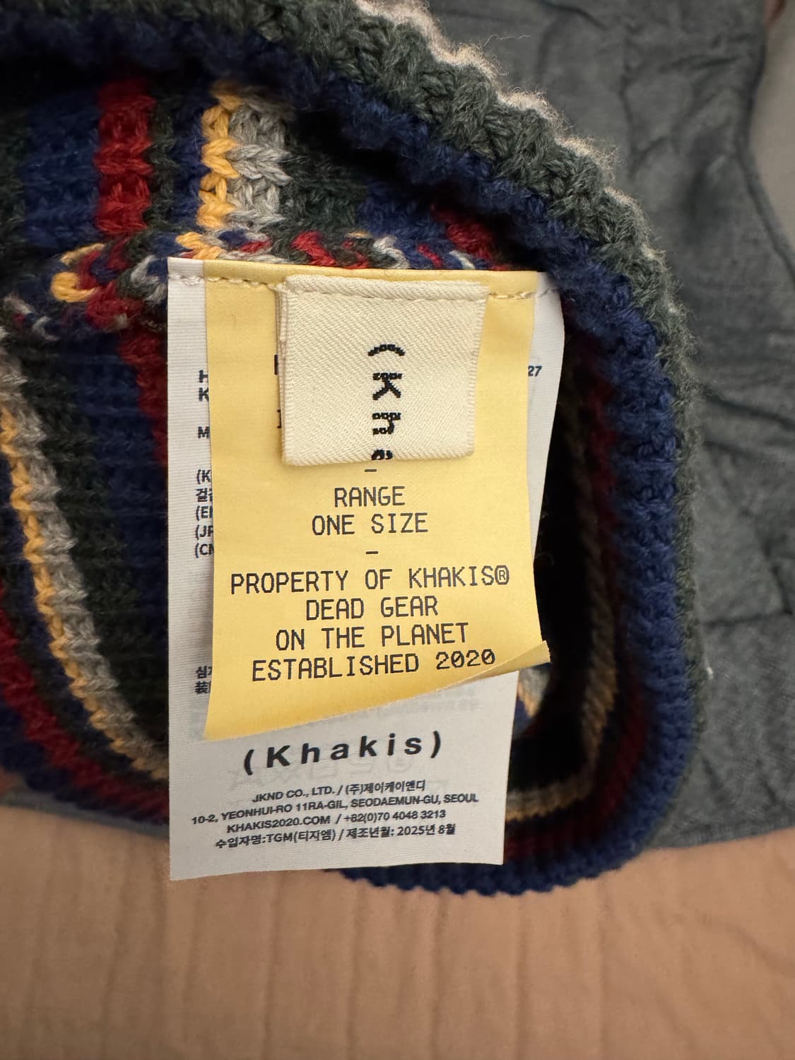 카키스 하버 비니 레드 상품이미지3