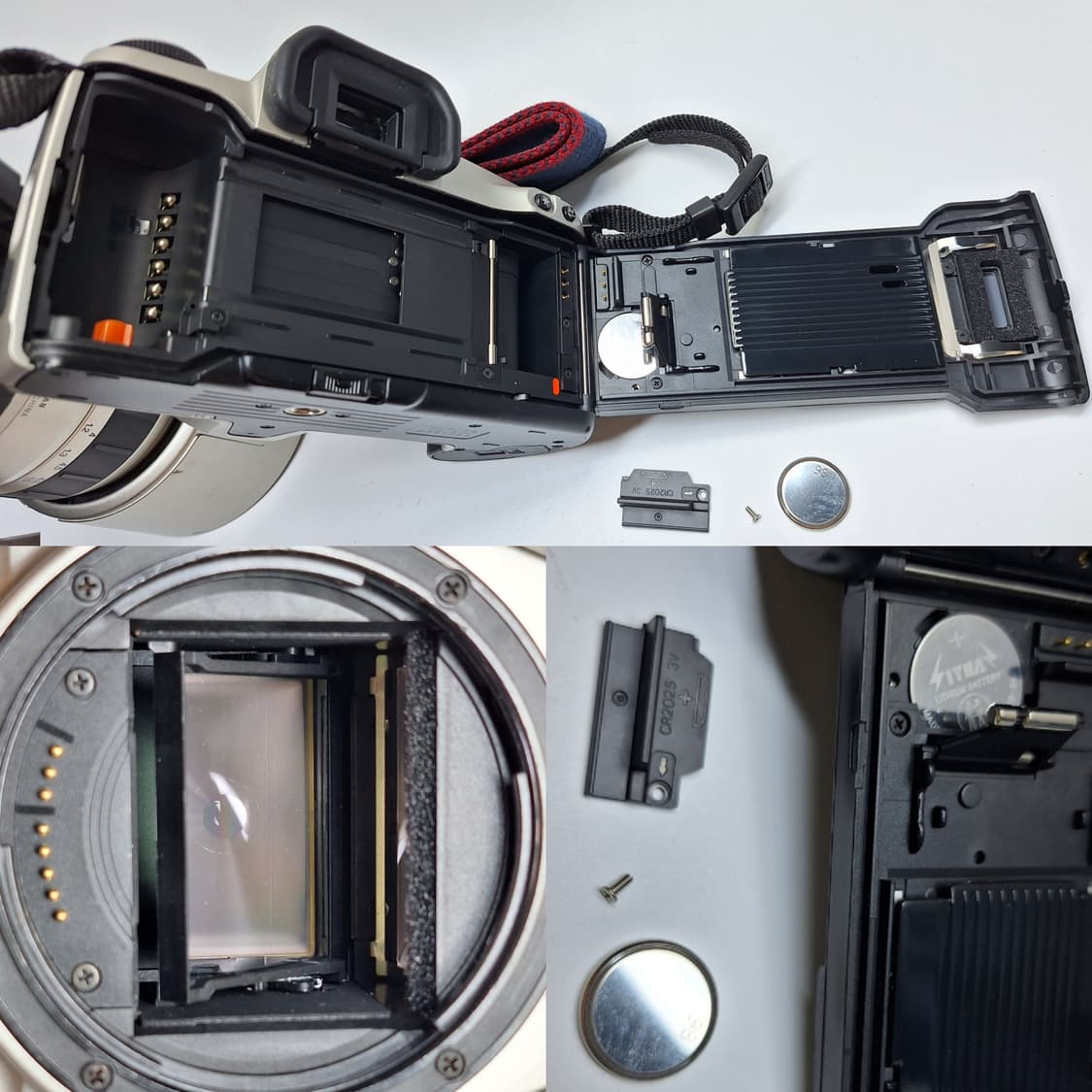 빈티지 필름카메라 풀세트/캐논 Eos kiss,탐론 70-300 망원렌즈 상품이미지8