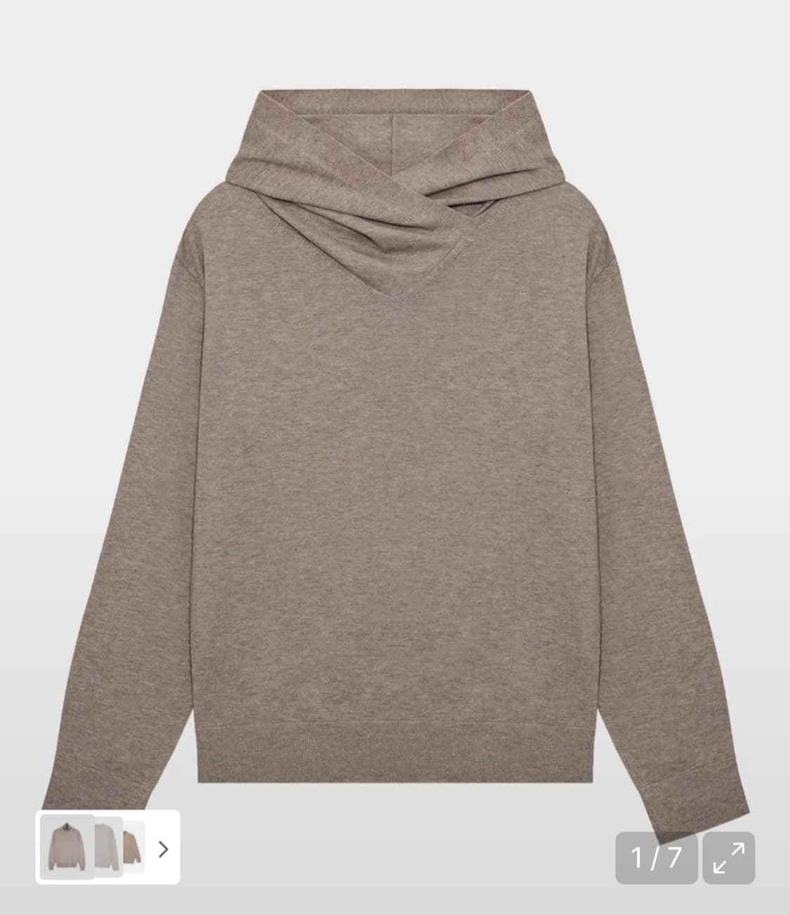 사로스 후드 니트 상품이미지1