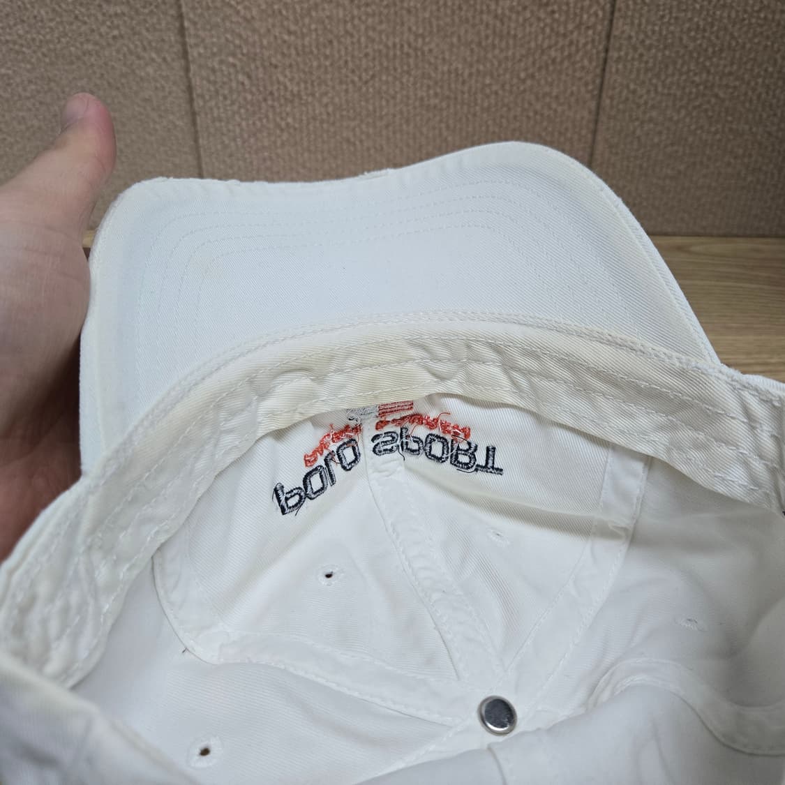 OS 폴로스포츠 디스트로이드 빈티지 볼캡 화이트 상품이미지9