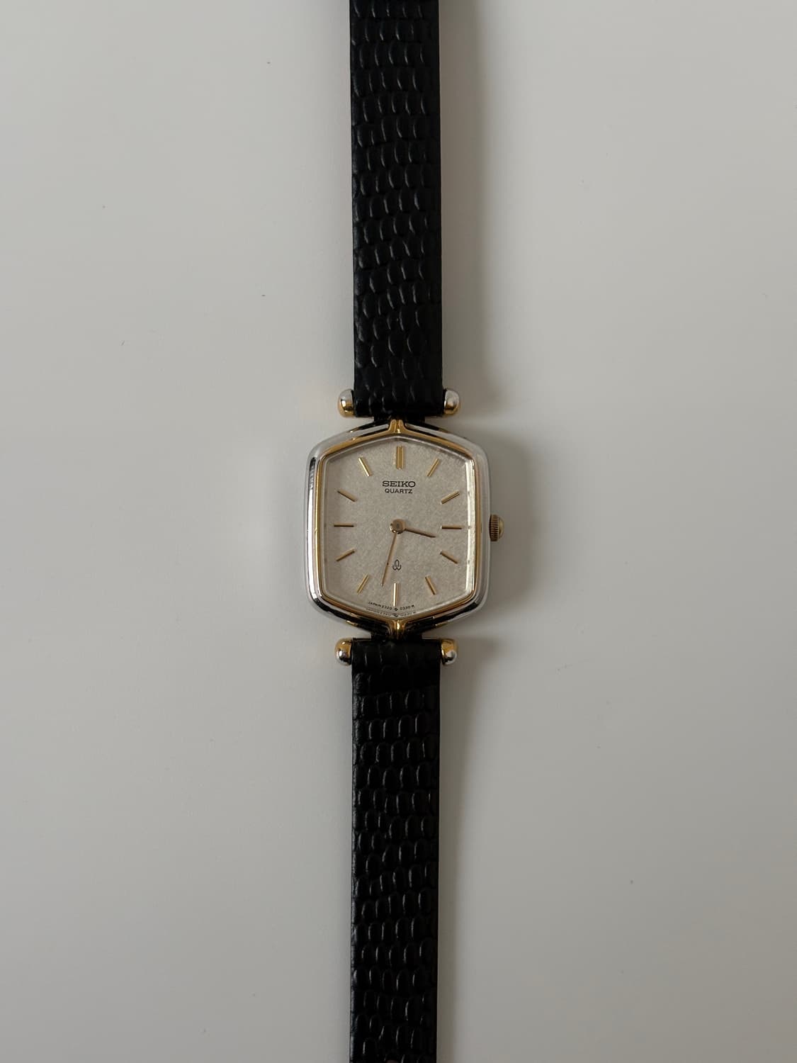 1980s Texture Dial Hexagon Ladies Quartz 상품이미지4