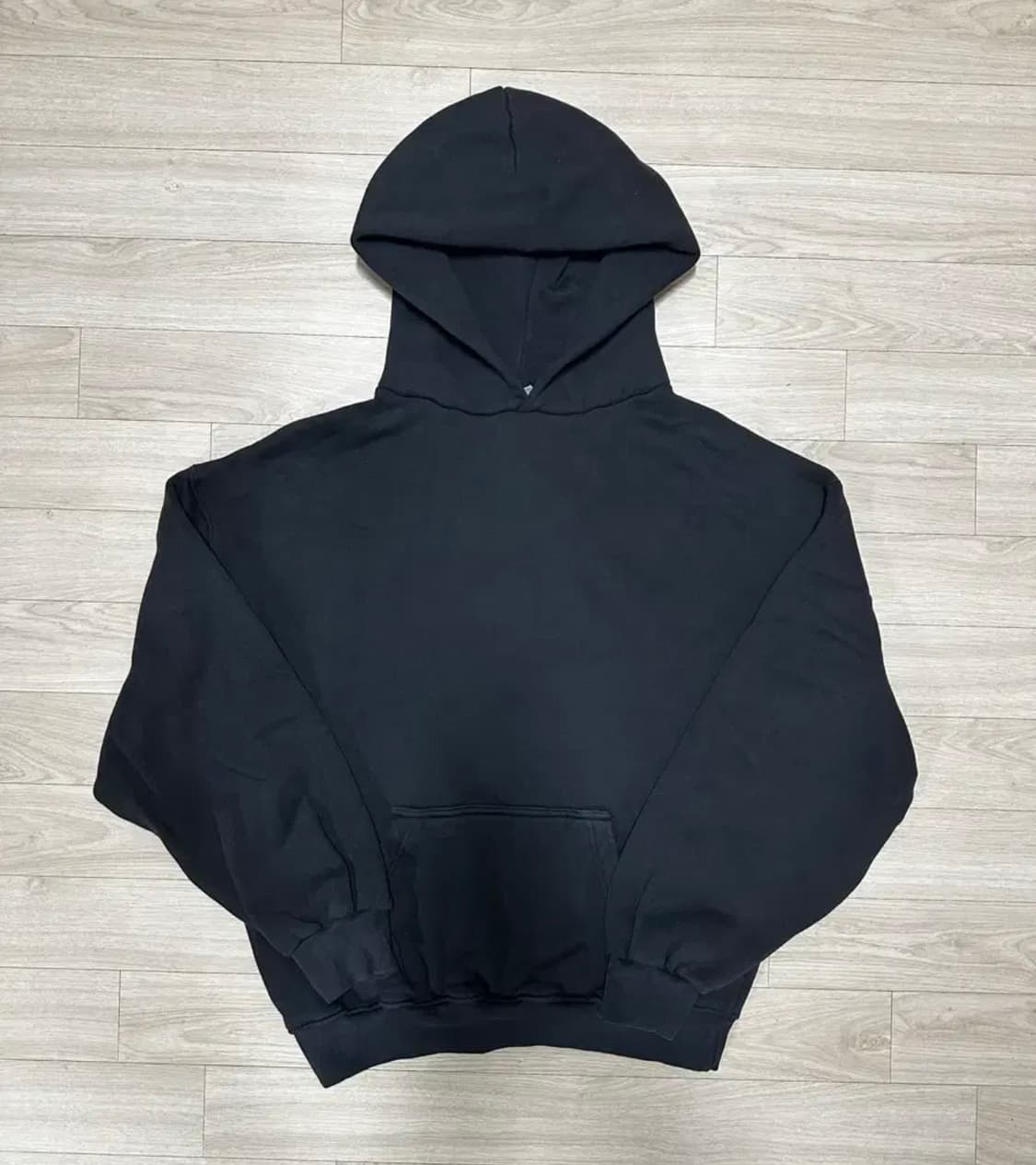 Velour Garments 450GSM 후드티 블랙 L 상품이미지1