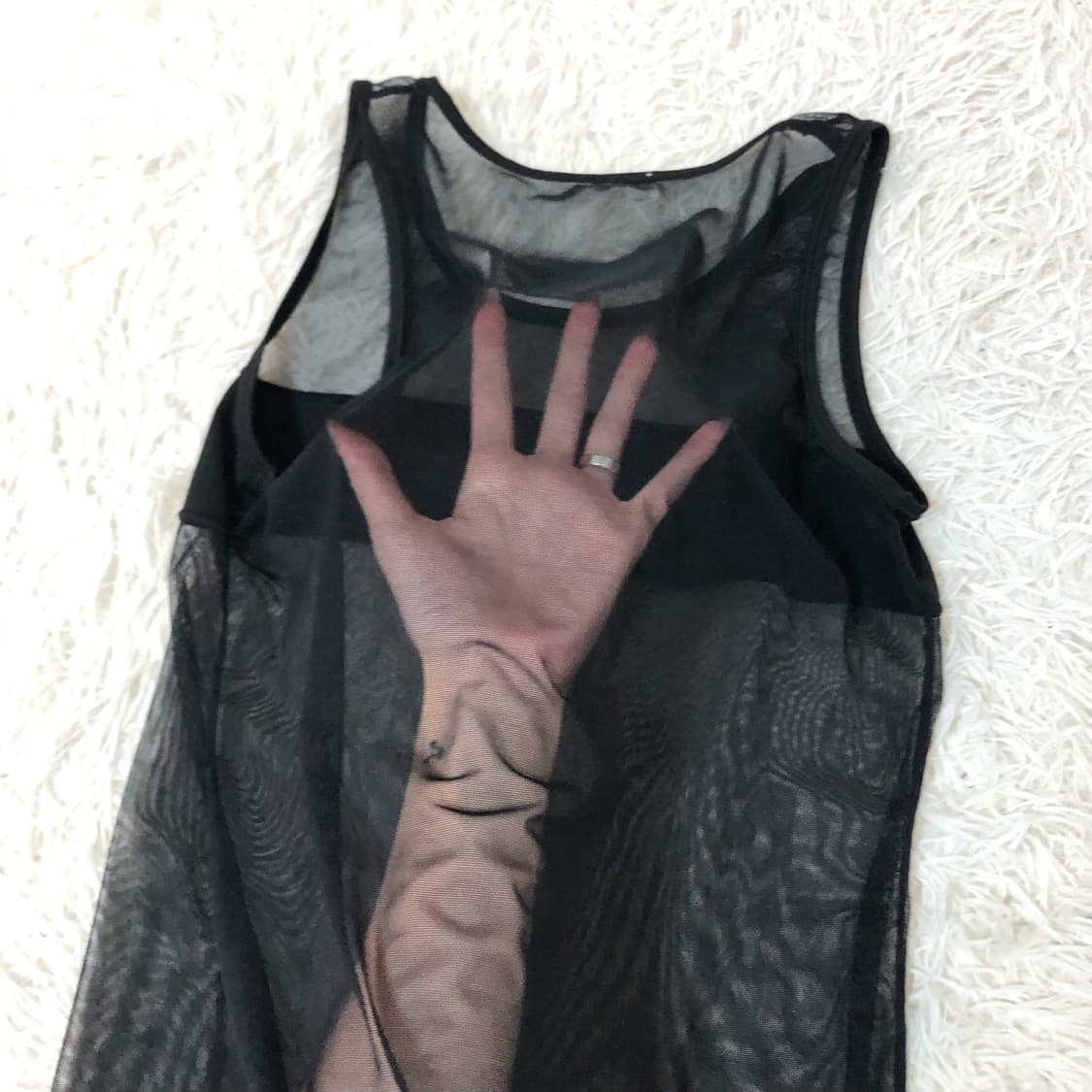 빈티지 시스루(전체) 나시 롱슬리브 상품이미지5