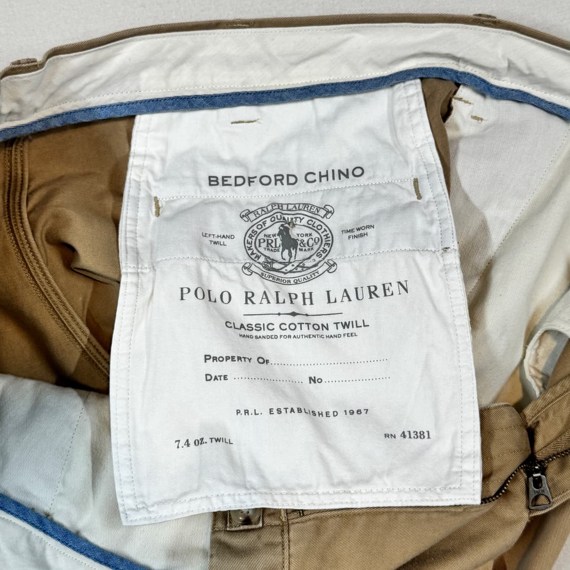 38inch) 폴로 랄프로렌 브라운 클래식 배드포드 치노팬츠 상품이미지8