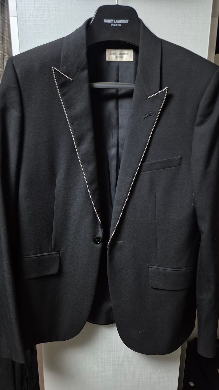 생로랑 스모킹 라인스톤 블레이져 46 상품이미지1