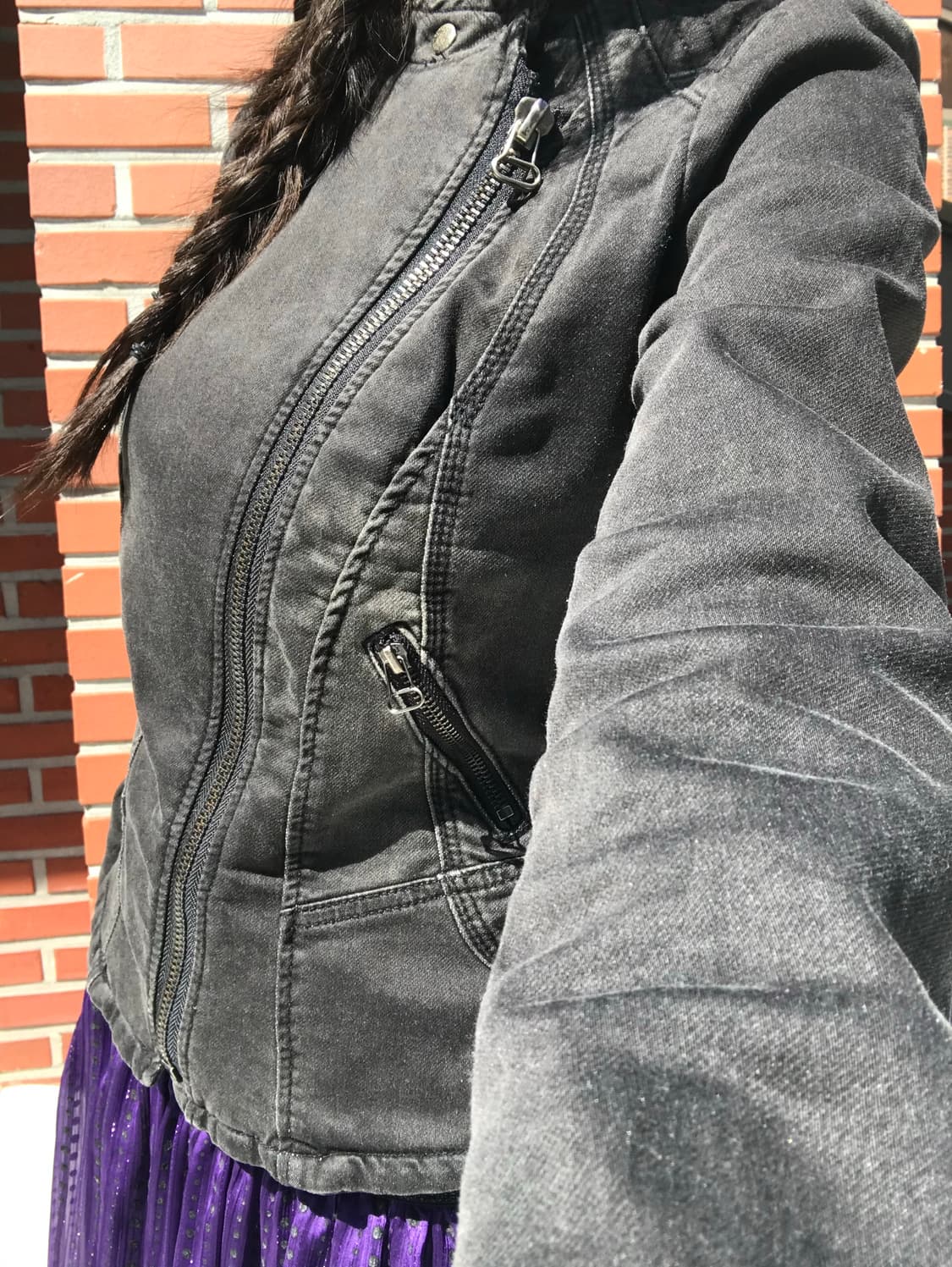 vintage slim fit denim jacket 상품이미지7