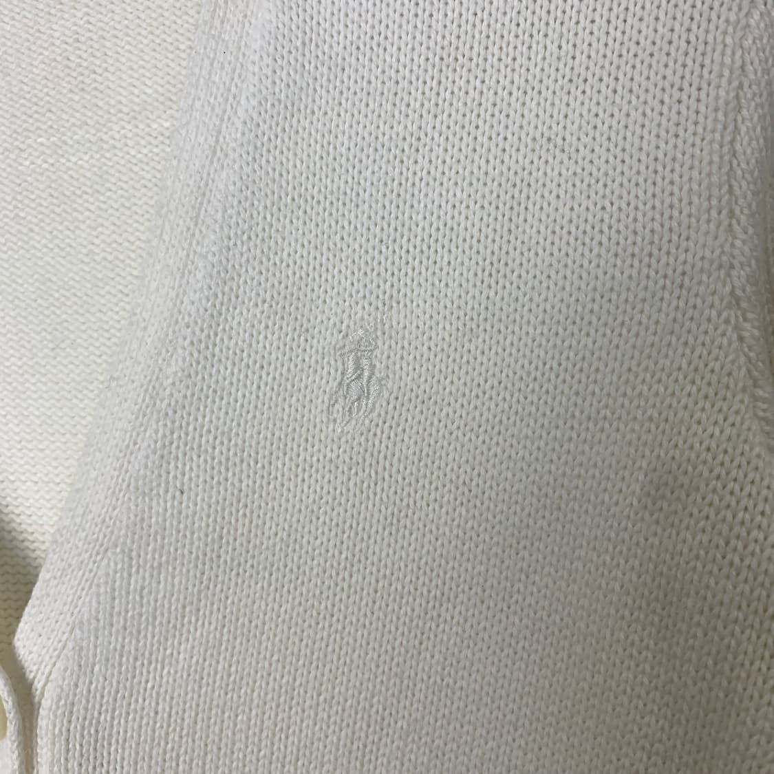 폴로 랄프로렌 화이트 니트 가디건 상품이미지3