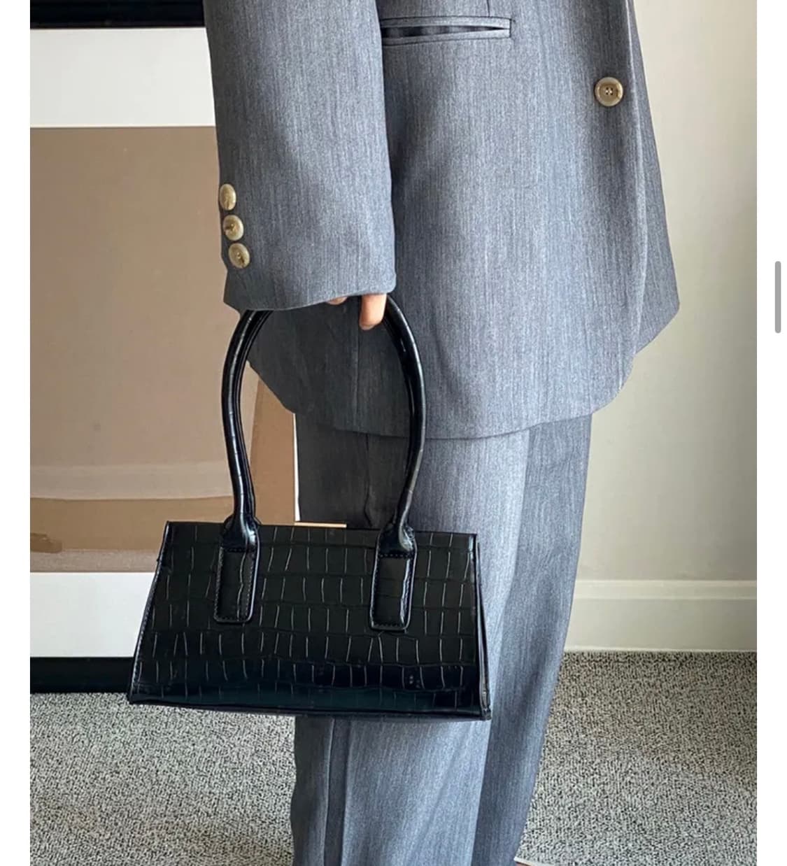 택포)새상품)스퀘어 숄더백 크로스백 상품이미지1