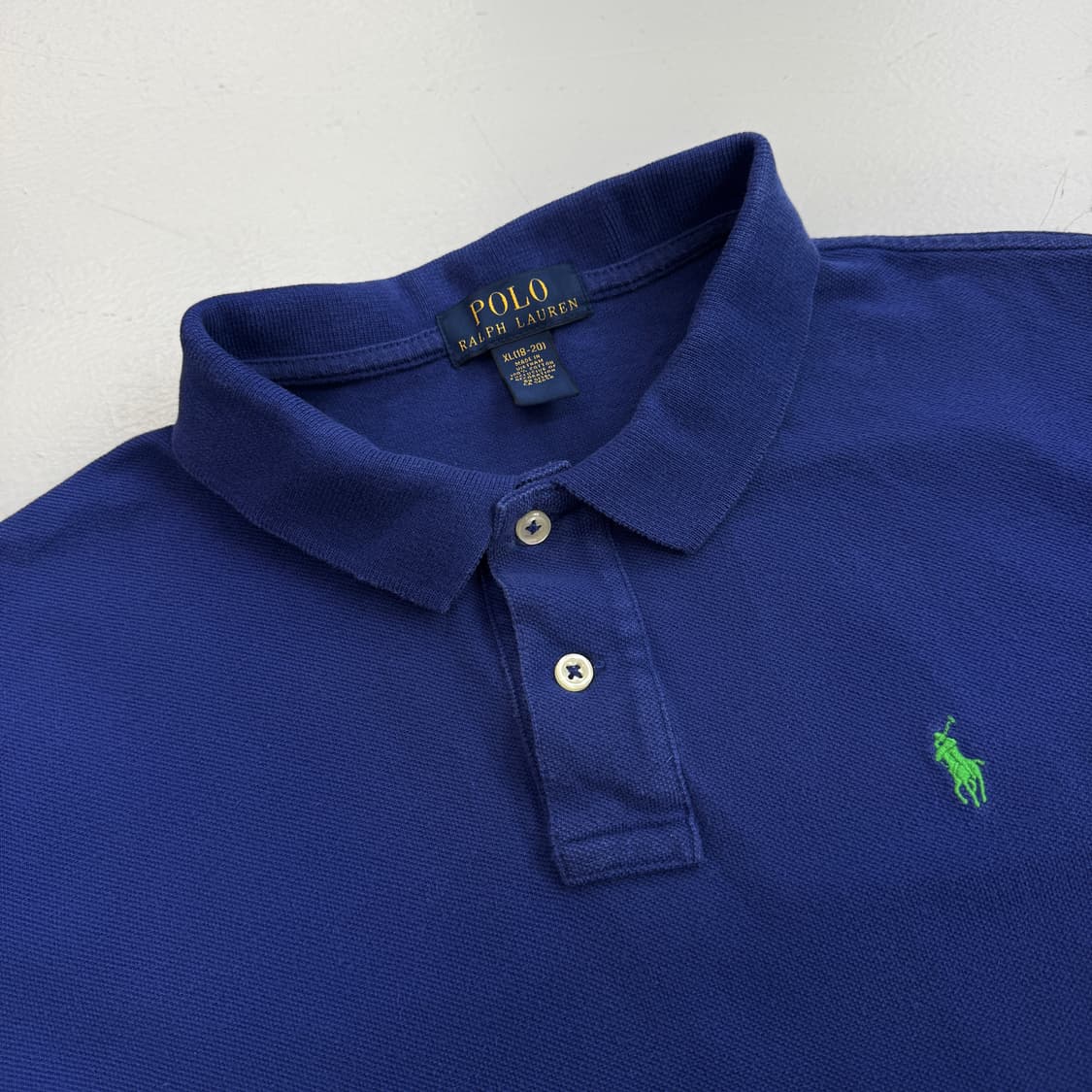 폴로 신형 포니 PK 카라 반팔 티셔츠 블루  상품이미지3