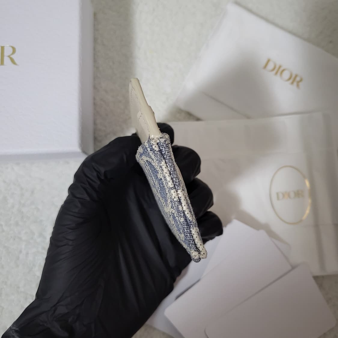 [유일매물/한정판] 디올 오블리크 몽테인 카드홀더 카드지갑 라이트 비스킷 상품이미지8