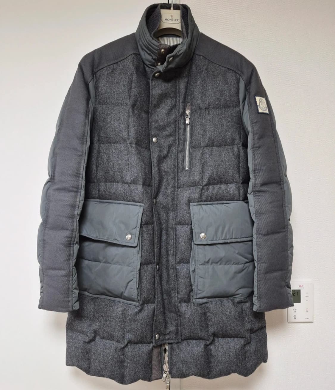 몽클레어 최고가 라인 감마블루 롱패딩자켓 상품이미지3