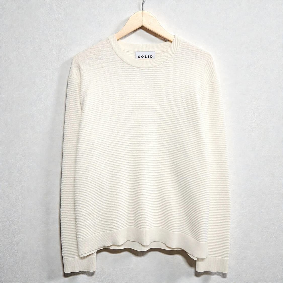 105)SOLID HOMME 솔리드옴므 24시즌 아이보리 니트 아이보리 상품이미지1