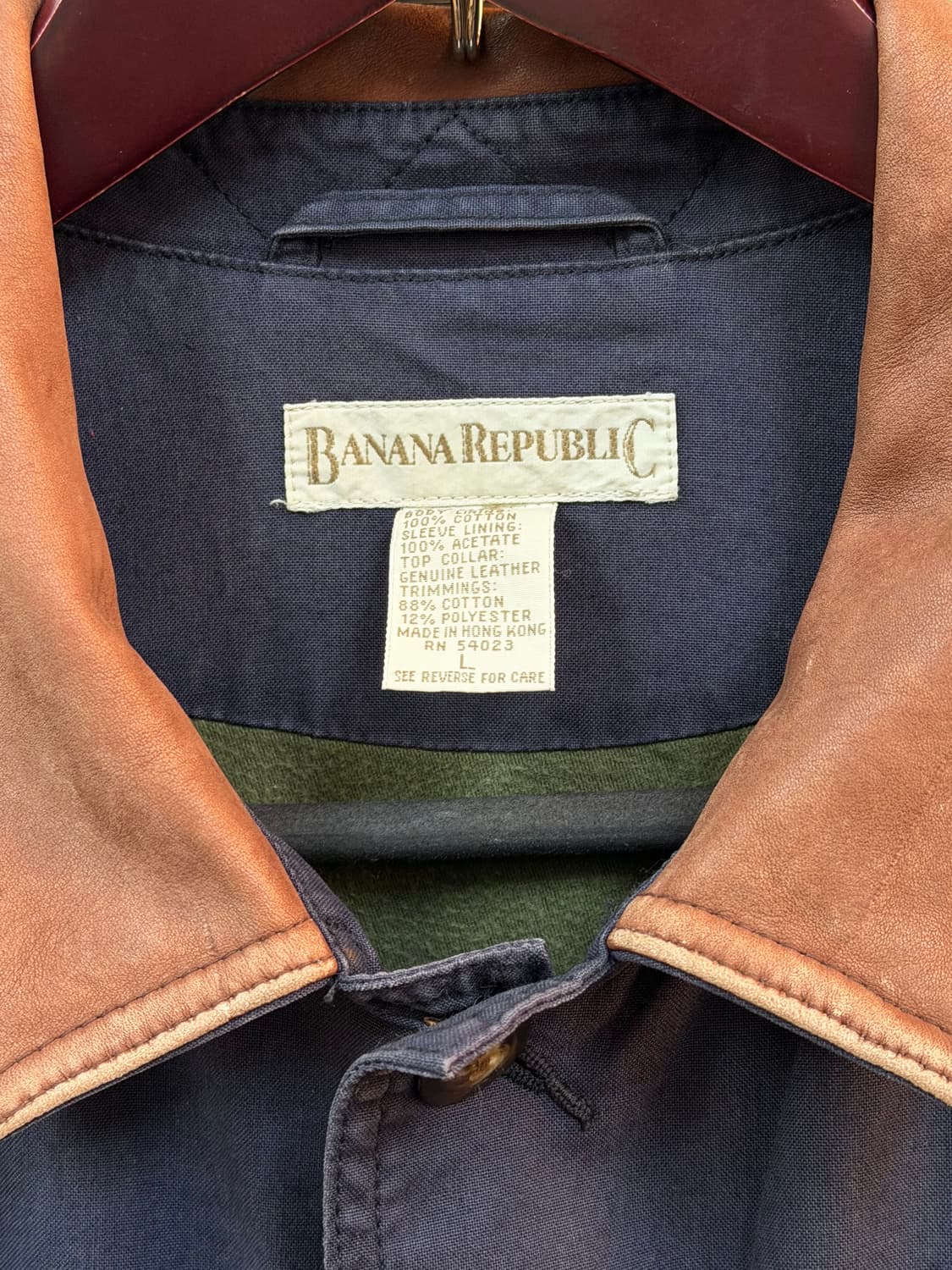 Banana Republic 90s 콘트라스트 헌팅 자켓 L 상품이미지2