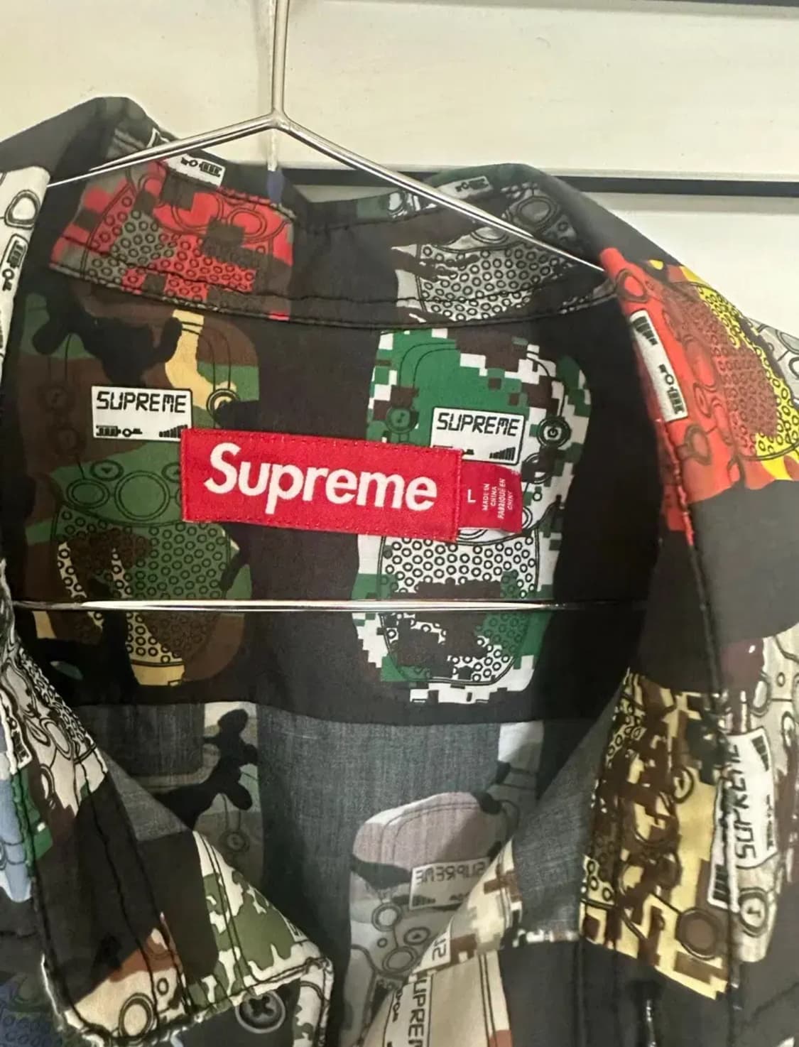 슈프림 워키토키 셔츠 L 상품이미지5