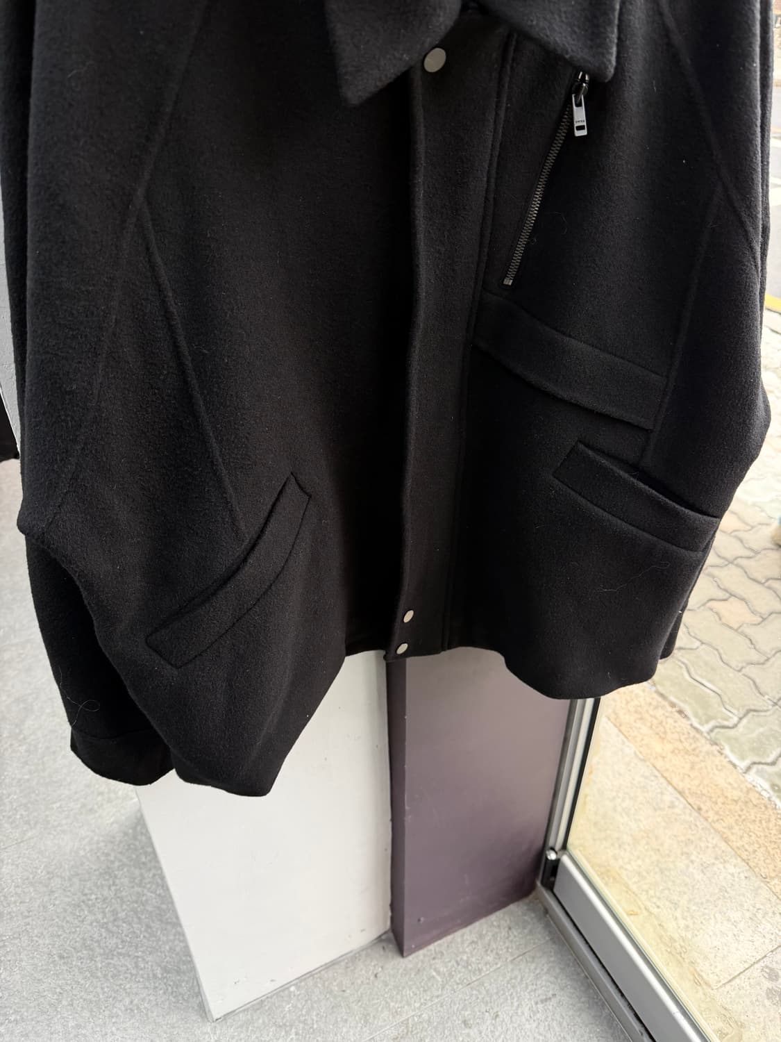 105/ 시스템옴므 24FW 캐시미어 블랜딩 숏코트 자켓 상품이미지4