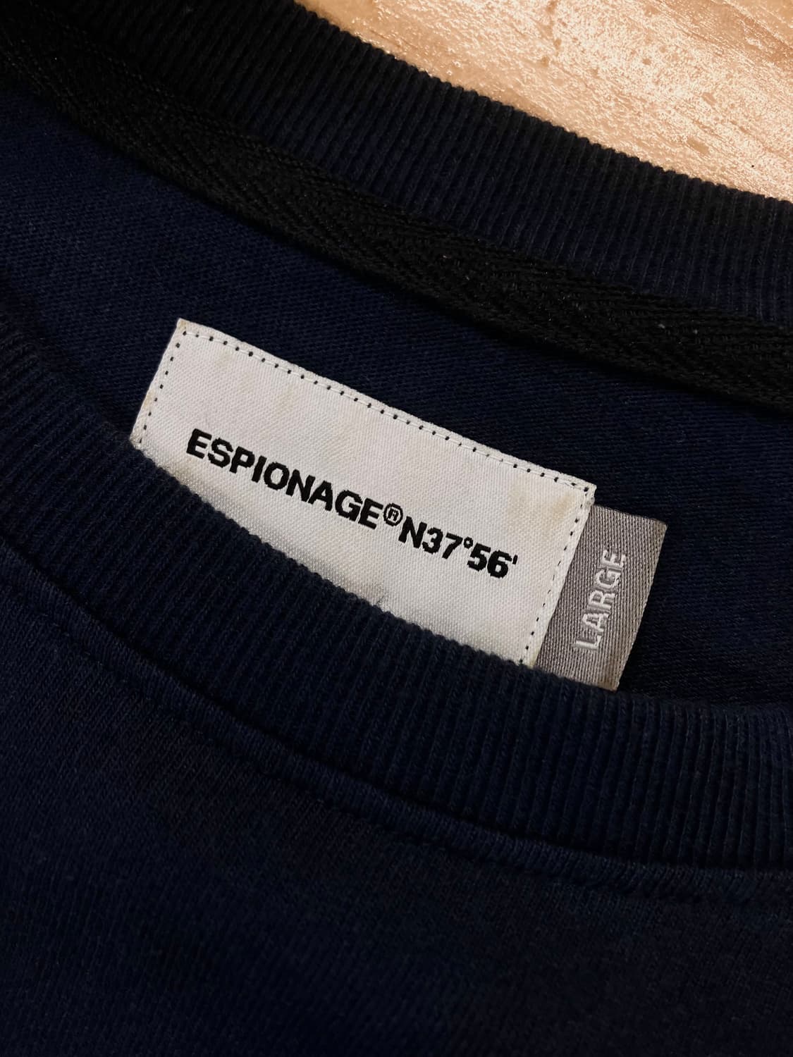 에스피오나지 반팔 티셔츠 딥네이비 L #csz3290 상품이미지6